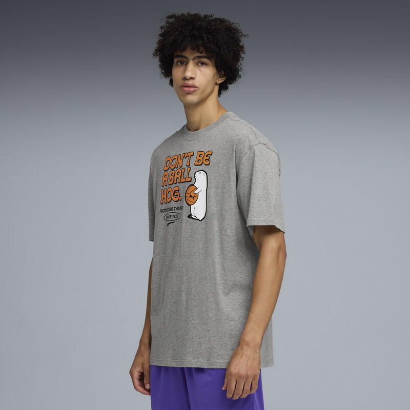 

PUMA Junior Varsity II Relaxed Basketball Tee