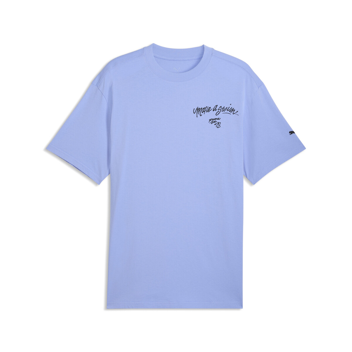Junior Varsity VI Relaxed Basketball T-Shirt Men in Intense Lavender by PUMA, Large