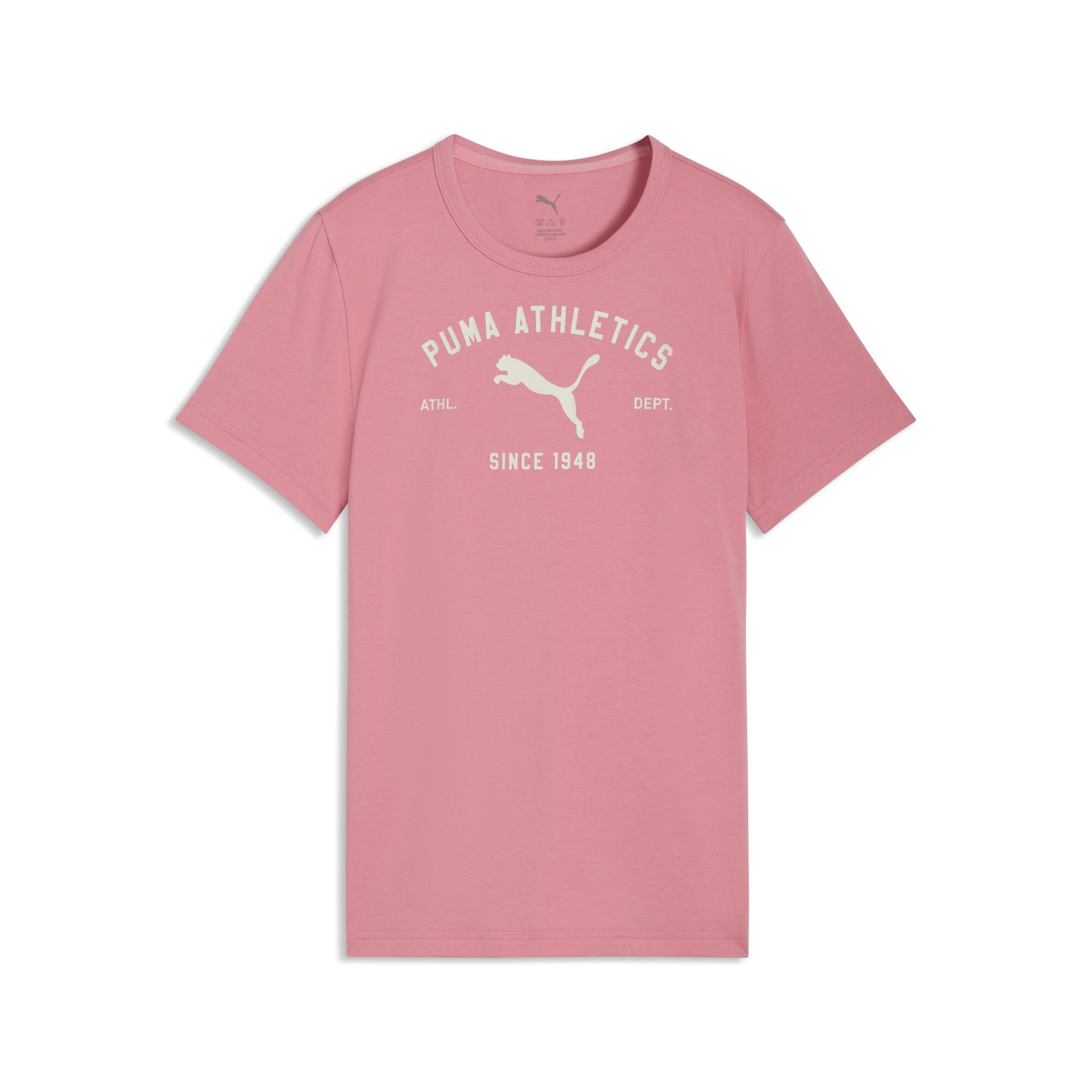 PUMA Class T-shirt met print voor Dames, Roze, Maat 15-16Y thumbnail 3