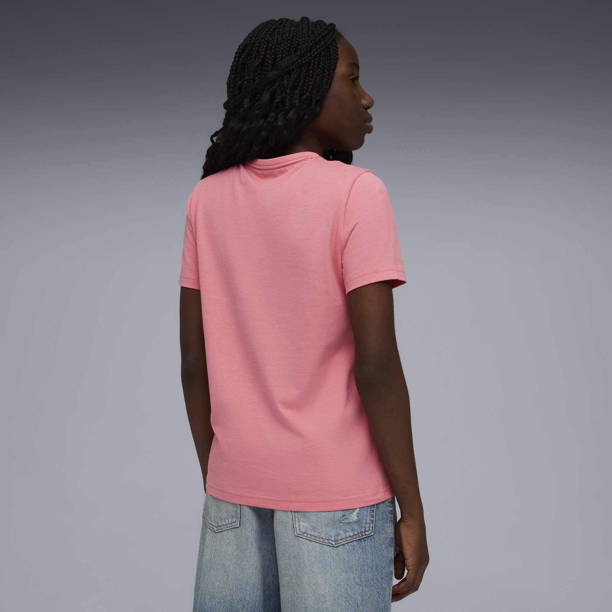 PUMA Class T-shirt met print voor Dames, Roze, Maat 15-16Y thumbnail 5