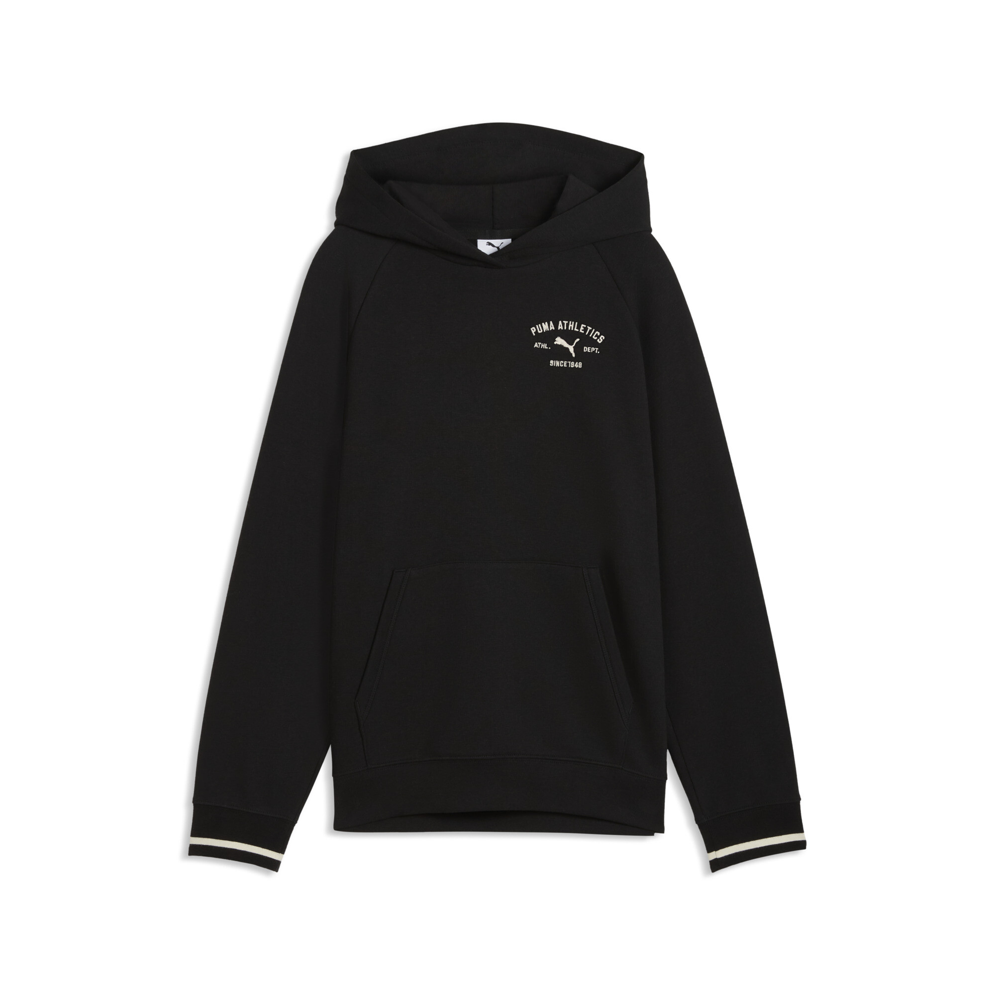 PUMA Class relaxte hoodie voor Dames, Zwart, Maat 7-8Y
