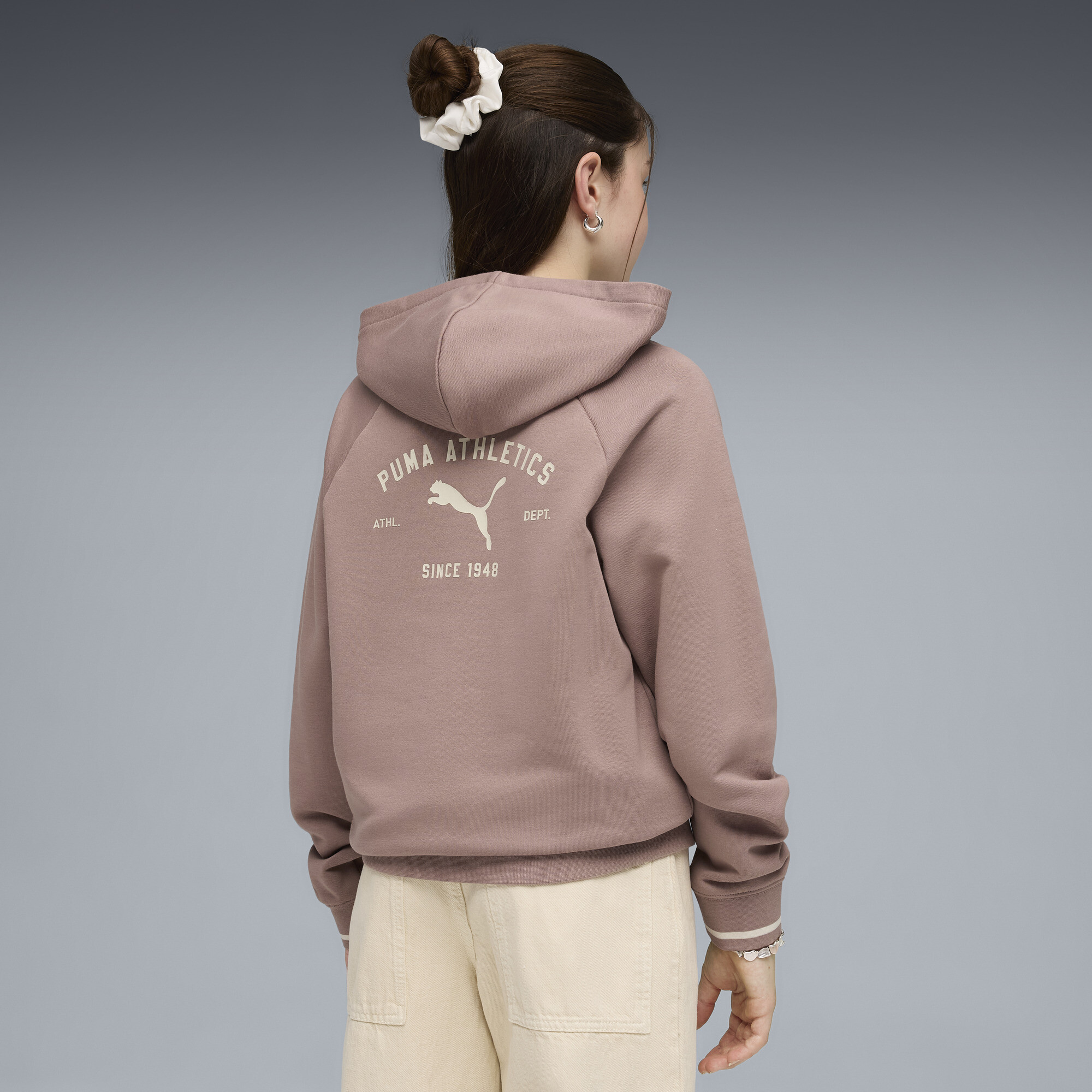 PUMA Class relaxte hoodie voor Dames, Maat 13-14Y thumbnail 3
