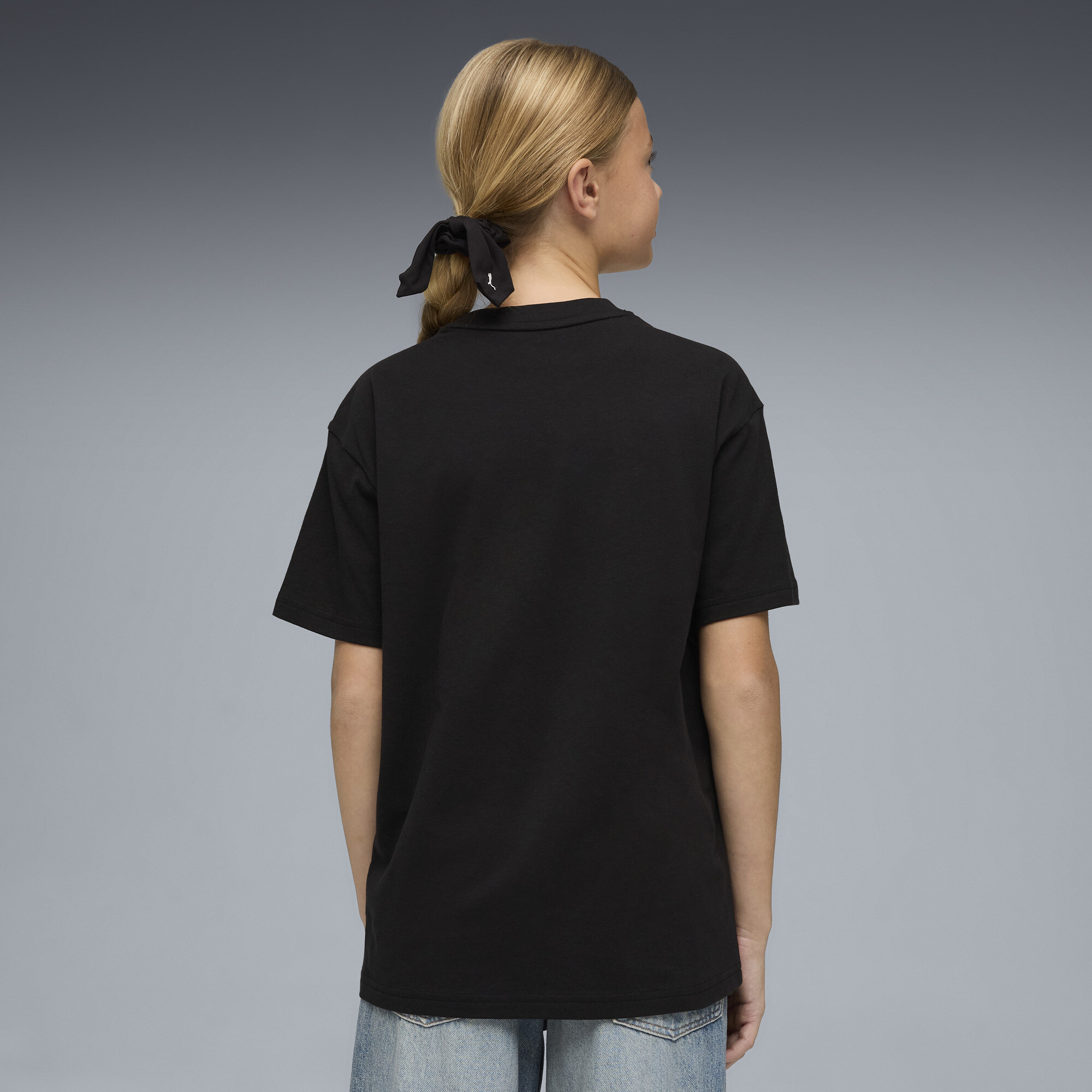 PUMA Essentials Graphics Animal T-shirt voor Dames, Zwart, Maat 7-8Y thumbnail 3