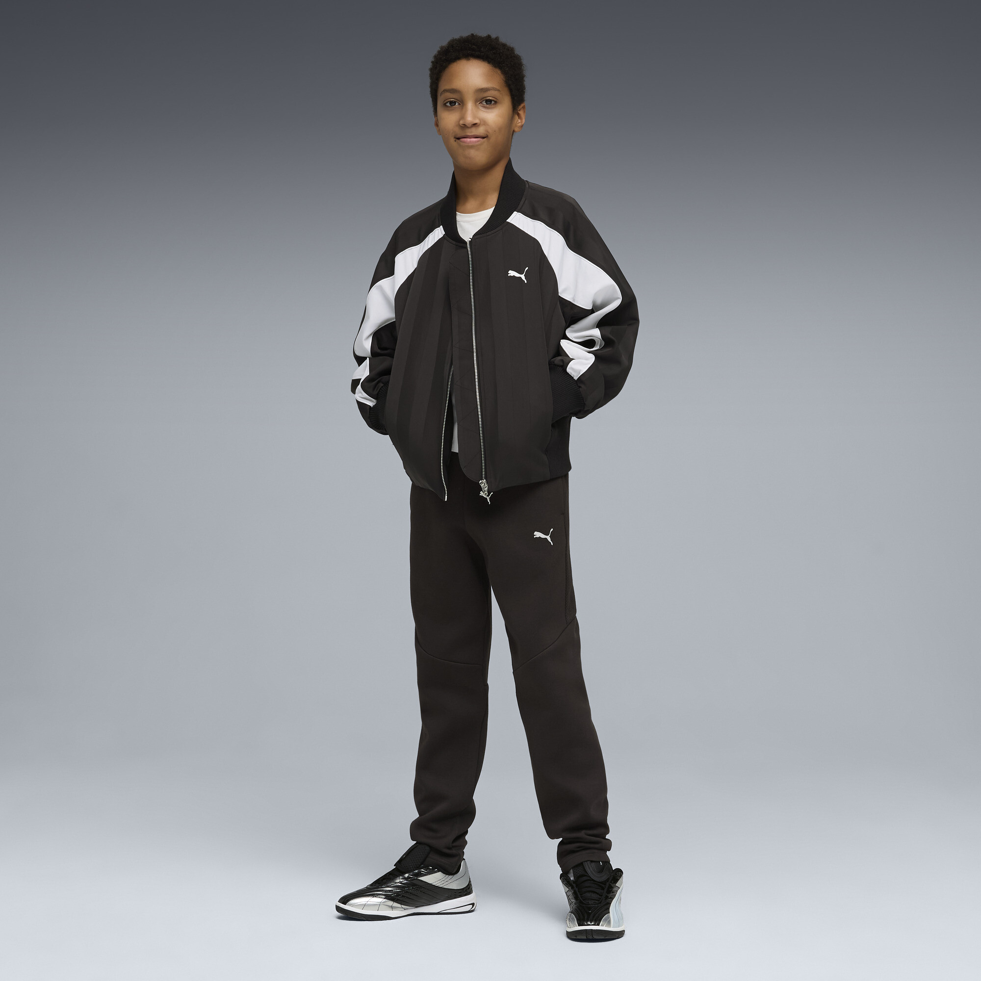 PUMA Evostripe broek voor Heren, Zwart, Maat 11-12Y thumbnail 2