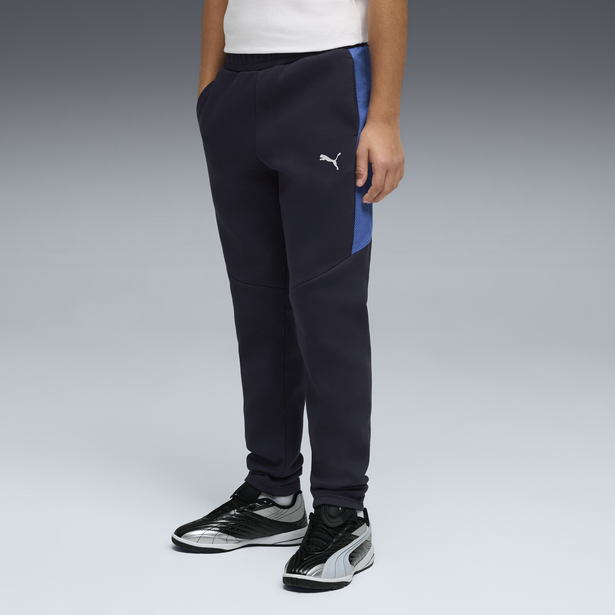 PUMA Evostripe broek voor Heren, Blauw, Maat 11-12Y thumbnail 4
