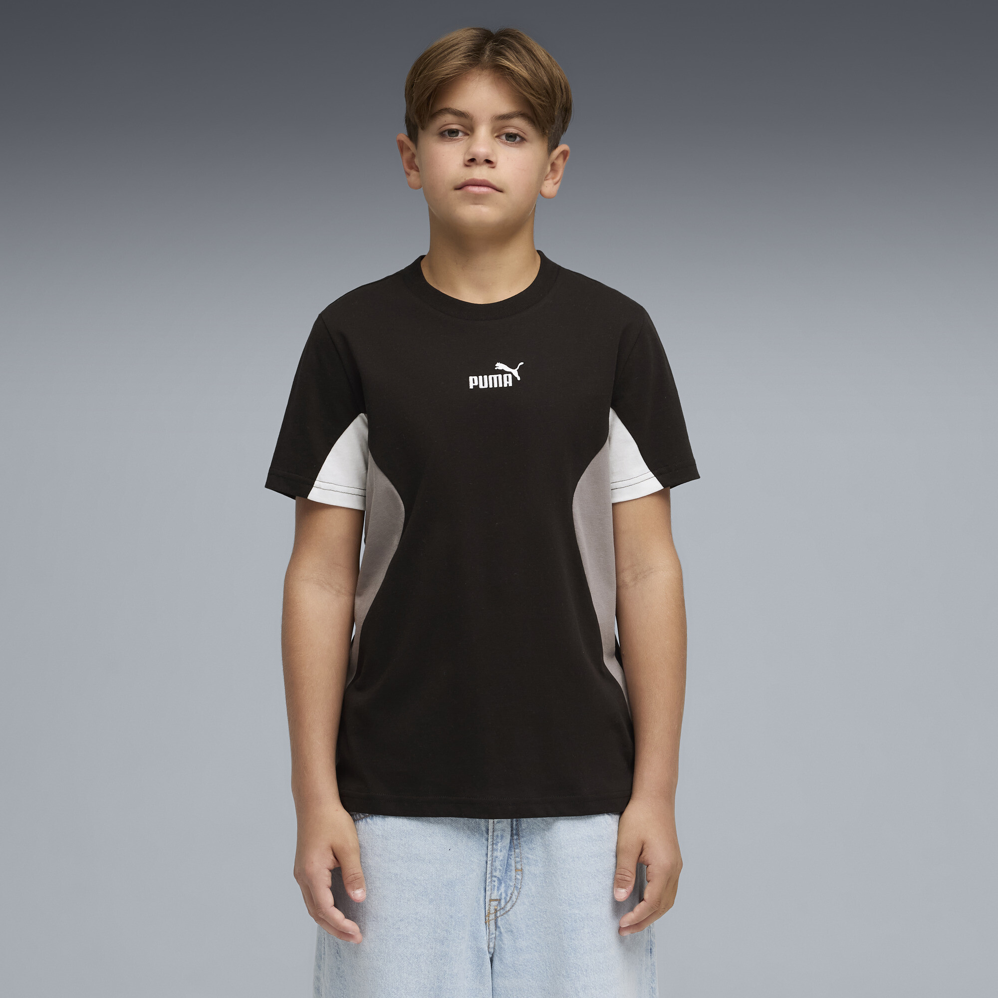 T shirt enfant Puma ESS BLOCK Tee 9 / - vue 3