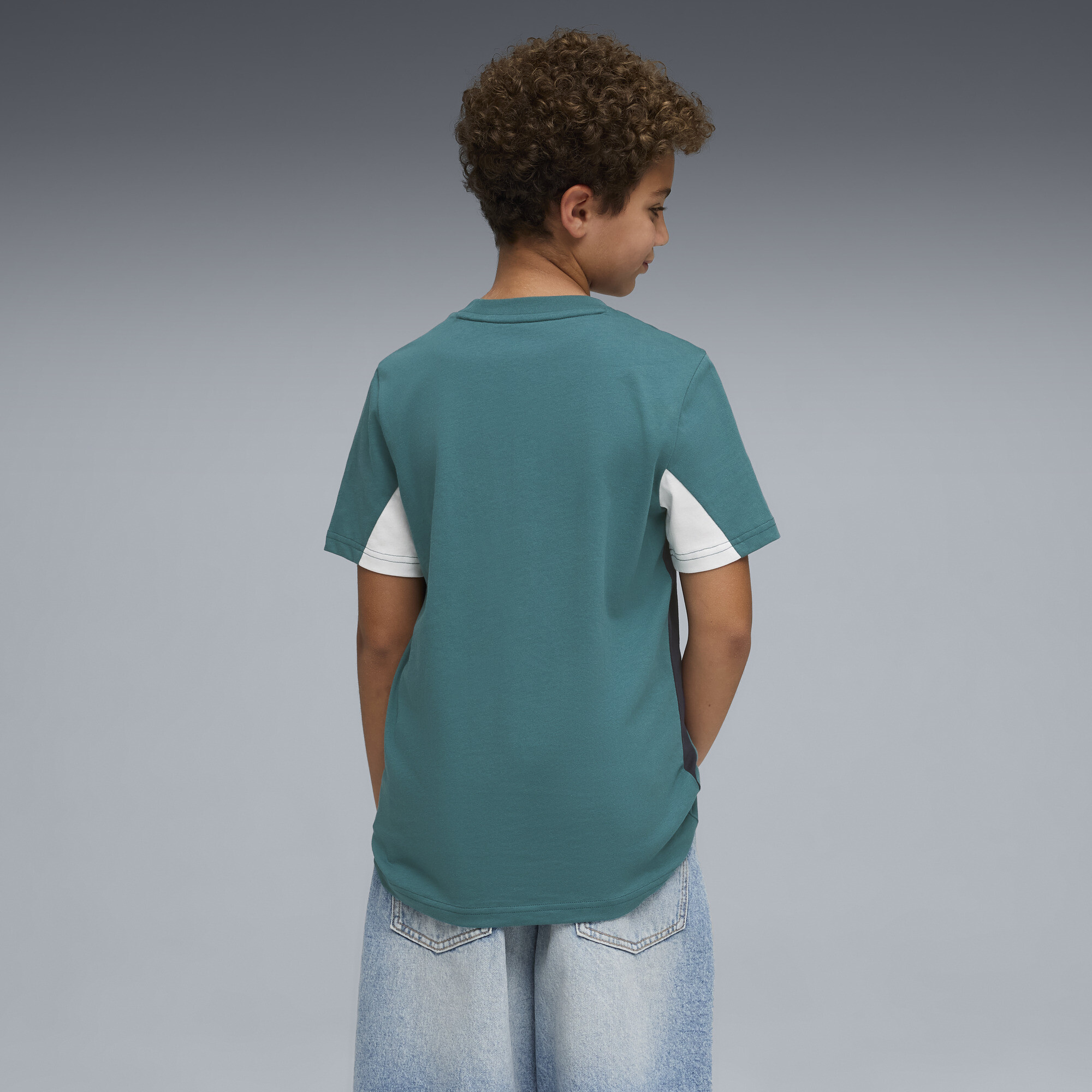 PUMA Essentials Block T-shirt voor Heren, Maat 7-8Y thumbnail 5