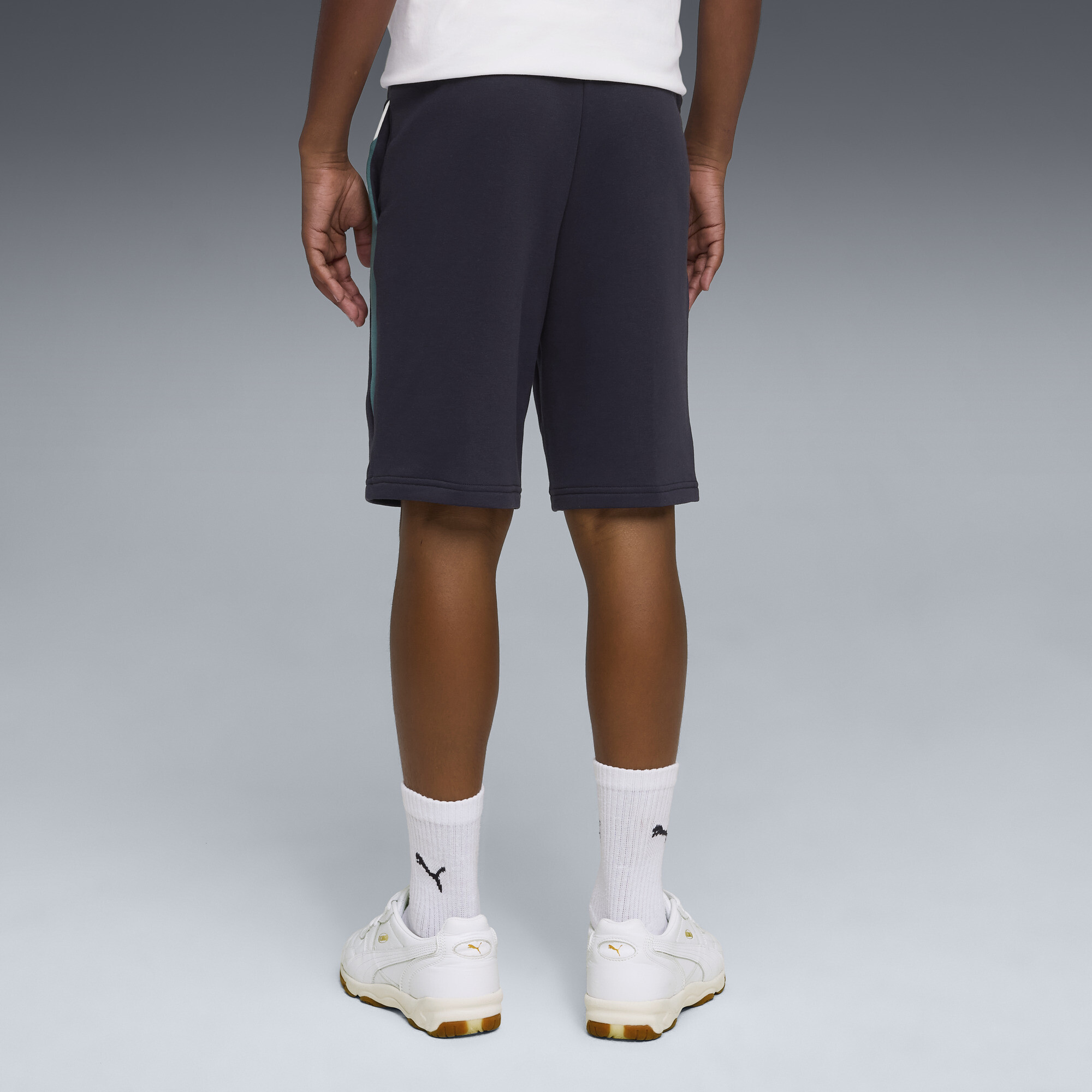 PUMA Essentials Block short voor Heren, Blauw, Maat 7-8Y thumbnail 3