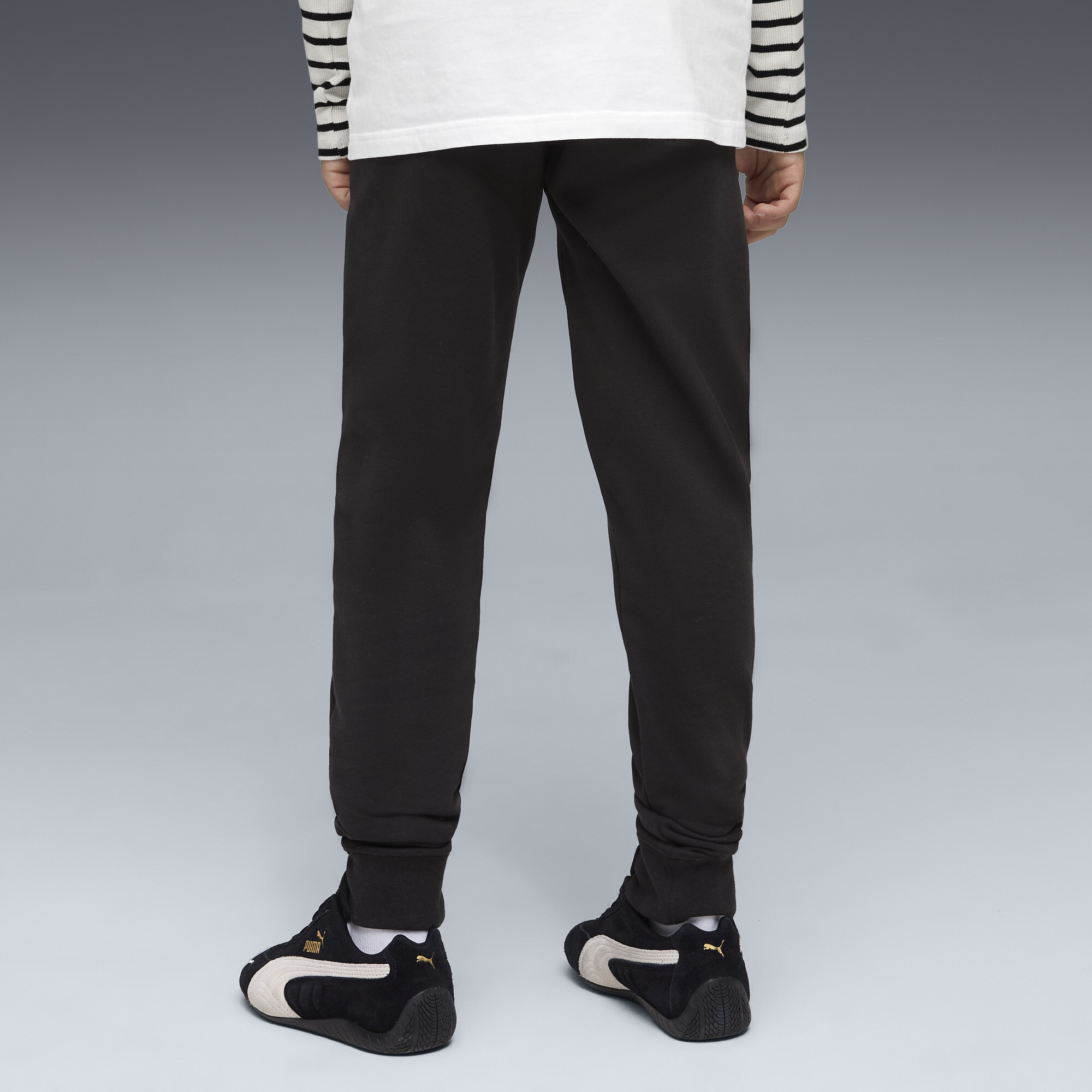 PUMA Essentials camouflagesweatpants voor Heren, Zwart, Maat 11-12Y thumbnail 3