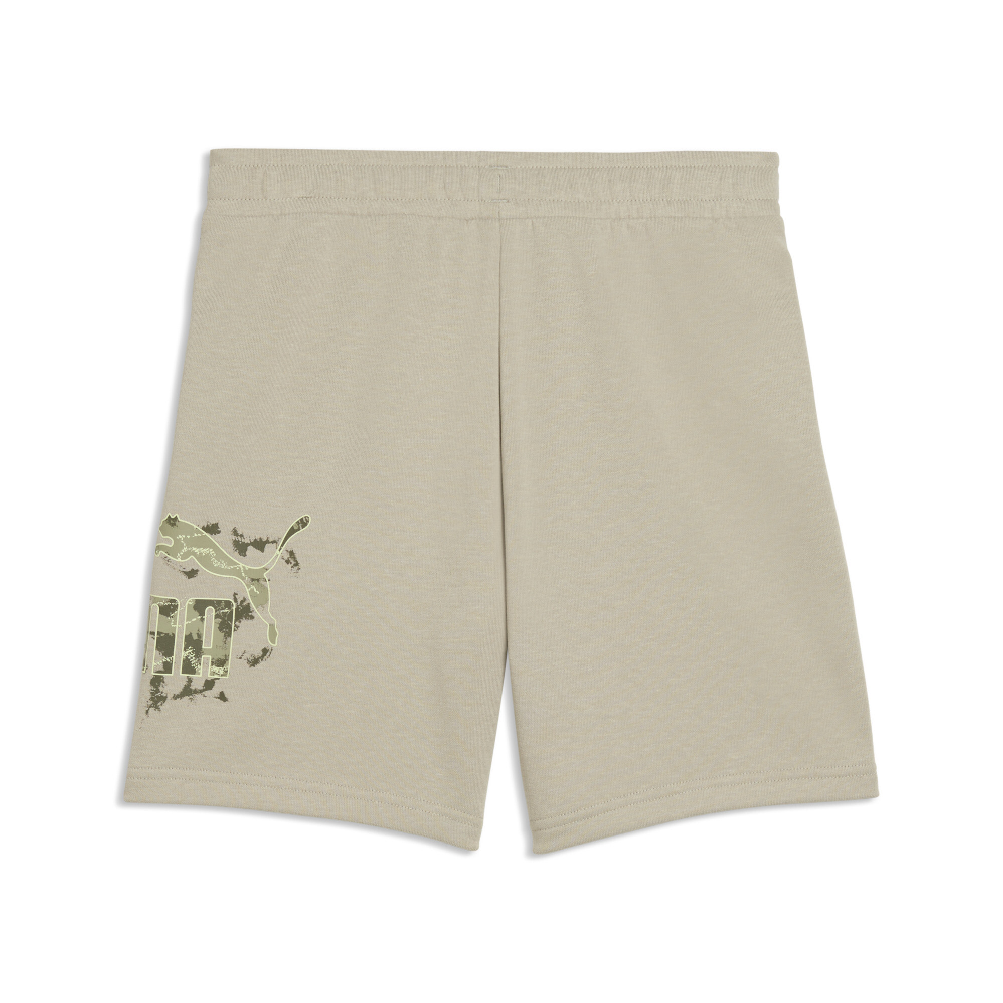 PUMA Essentials Camo short voor Heren, Beige/Grijs, Maat 11-12Y thumbnail 2