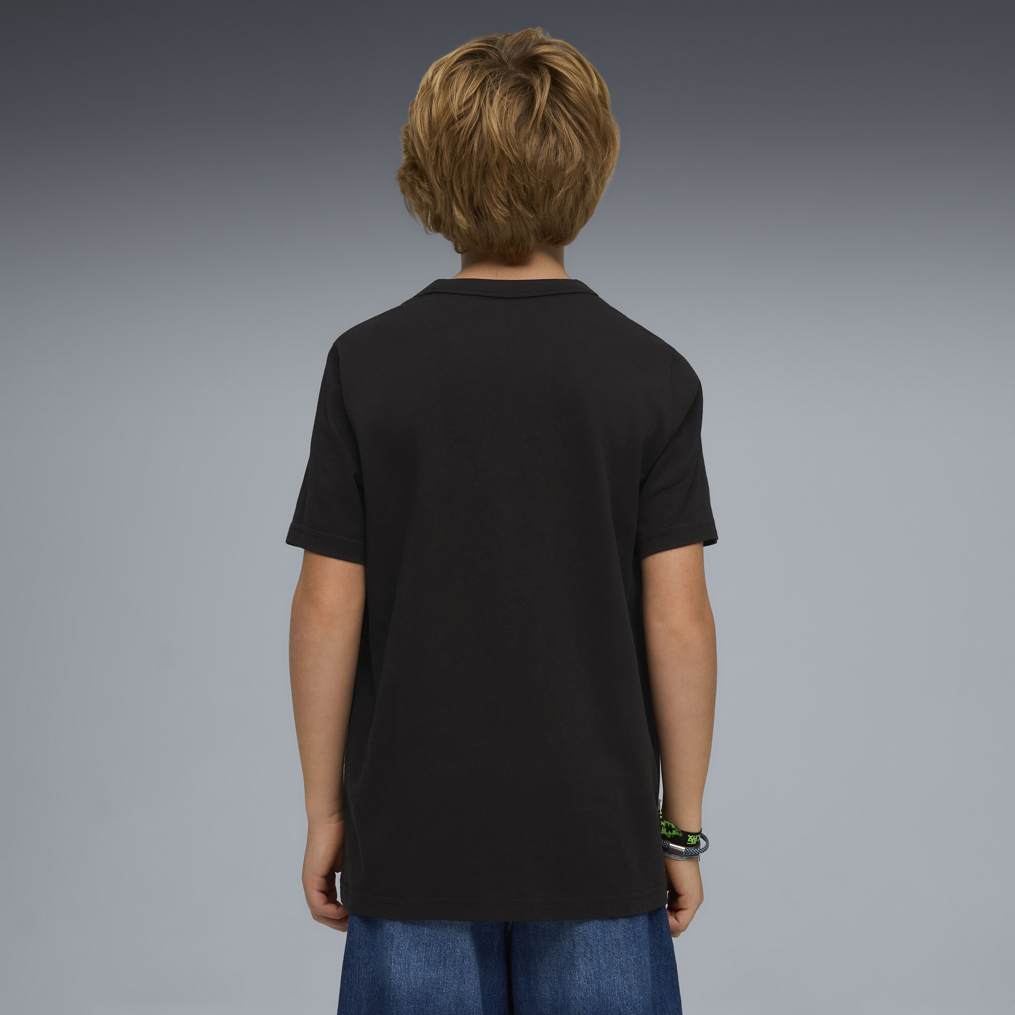 PUMA Class T-shirt met print voor Heren, Zwart, Maat 9-10Y thumbnail 3