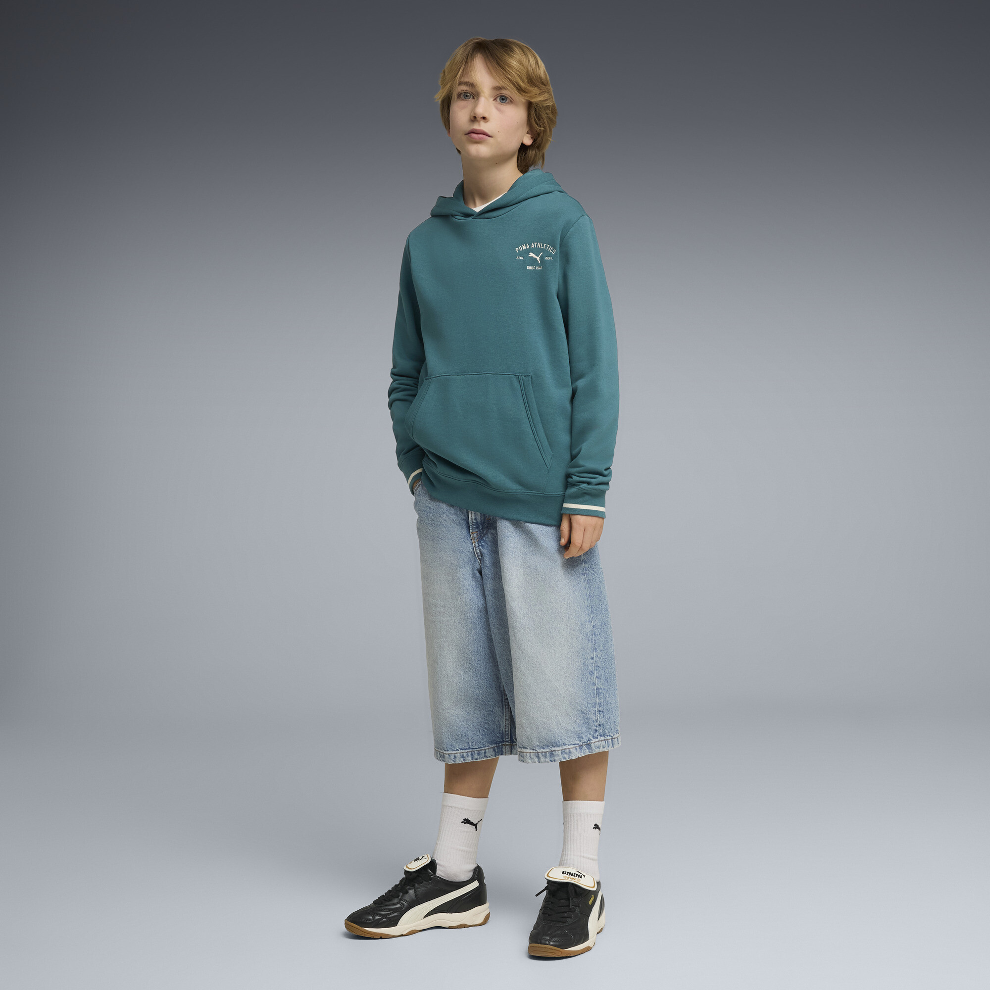 PUMA Class hoodie met print voor Heren, Maat 15-16Y thumbnail 2