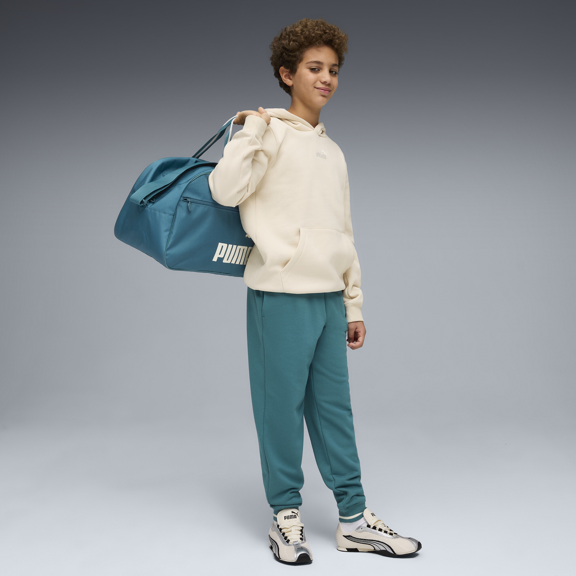 PUMA Class sweatpants met opdruk voor Heren, Maat 7-8Y thumbnail 4