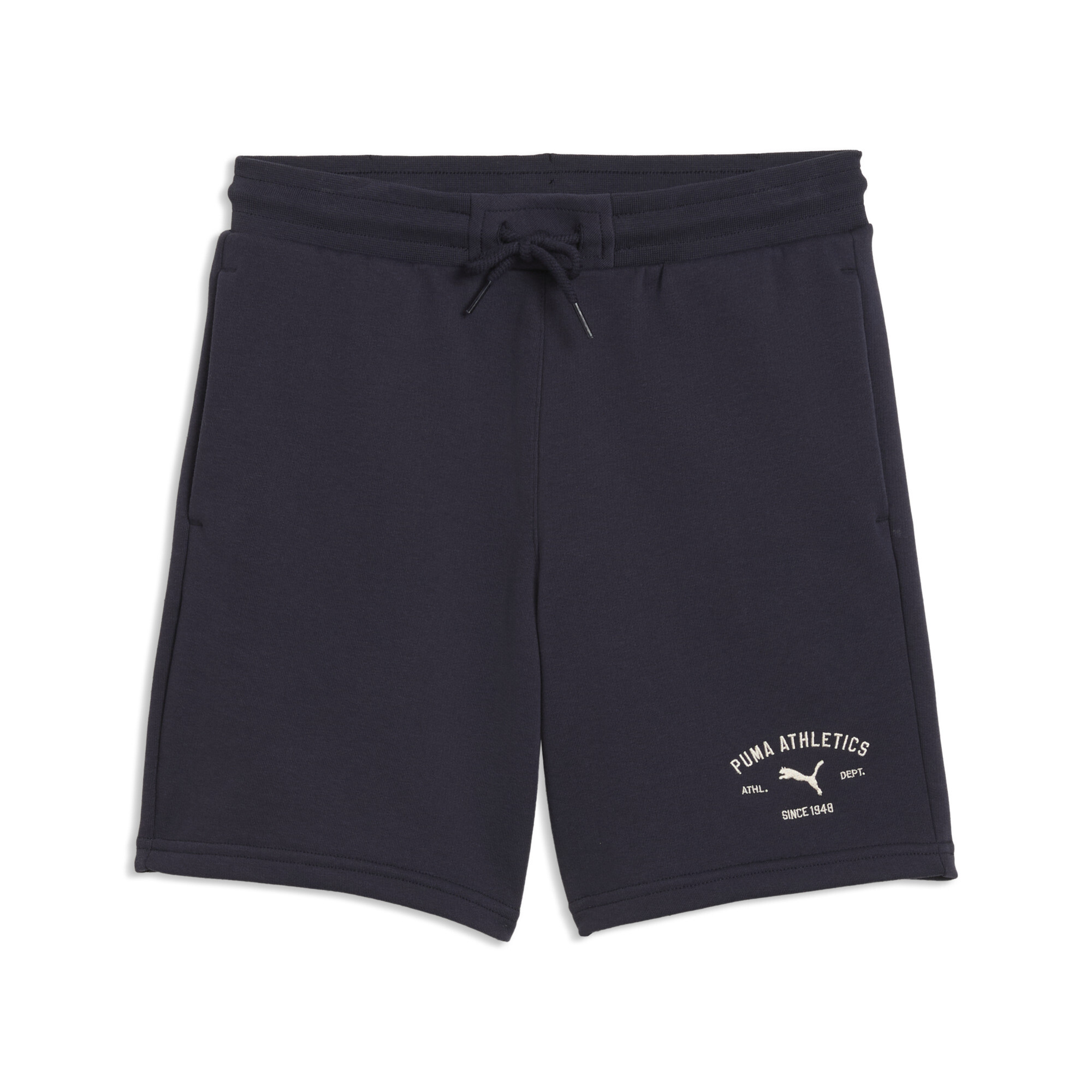 PUMA Class short met opdruk voor Heren, Blauw, Maat 11-12Y