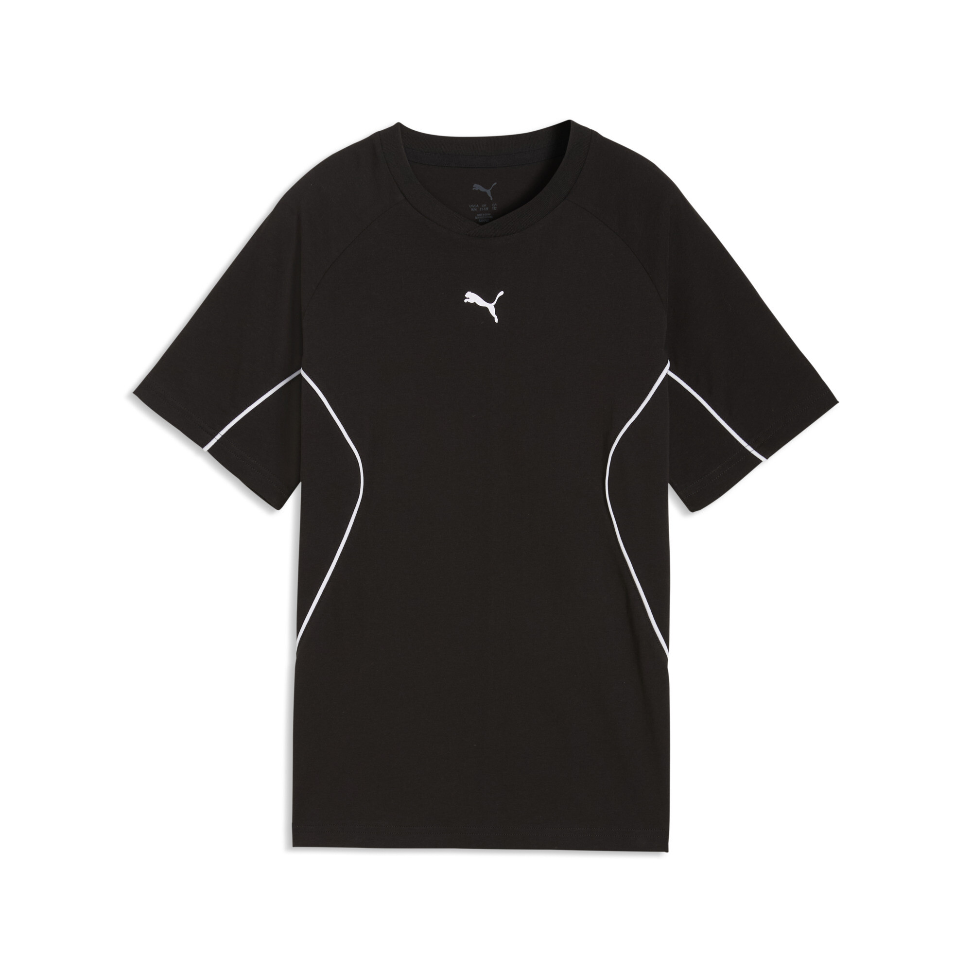 PUMA Sport relaxed T-shirt voor Heren, Zwart, Maat 11-12Y