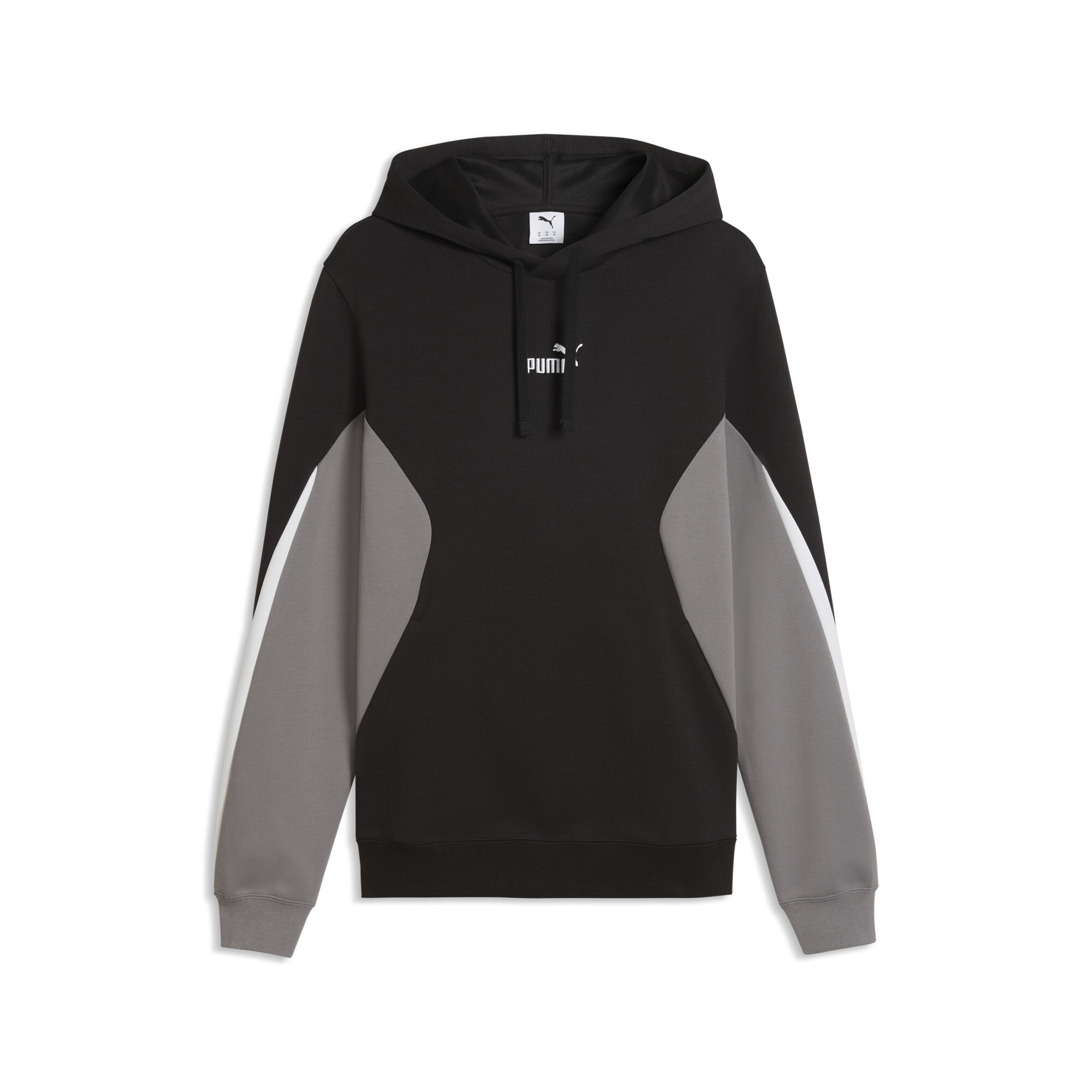 PUMA Essentials Colourblock hoodie voor Heren, Zwart, Maat S thumbnail 3