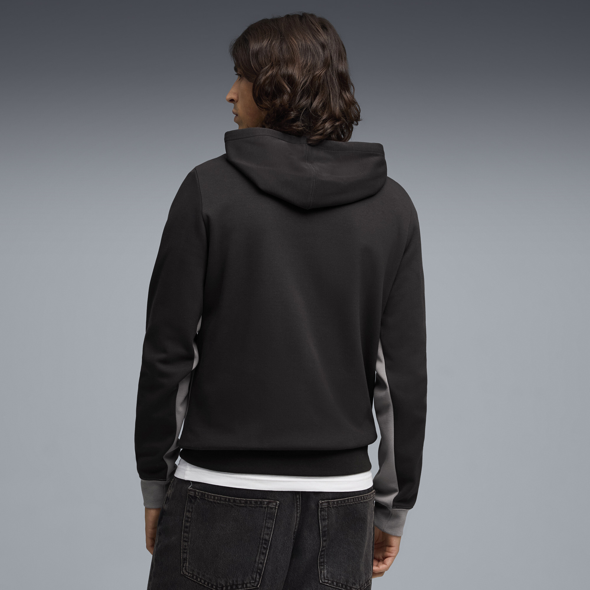 PUMA Essentials Colourblock hoodie voor Heren, Zwart, Maat S thumbnail 5