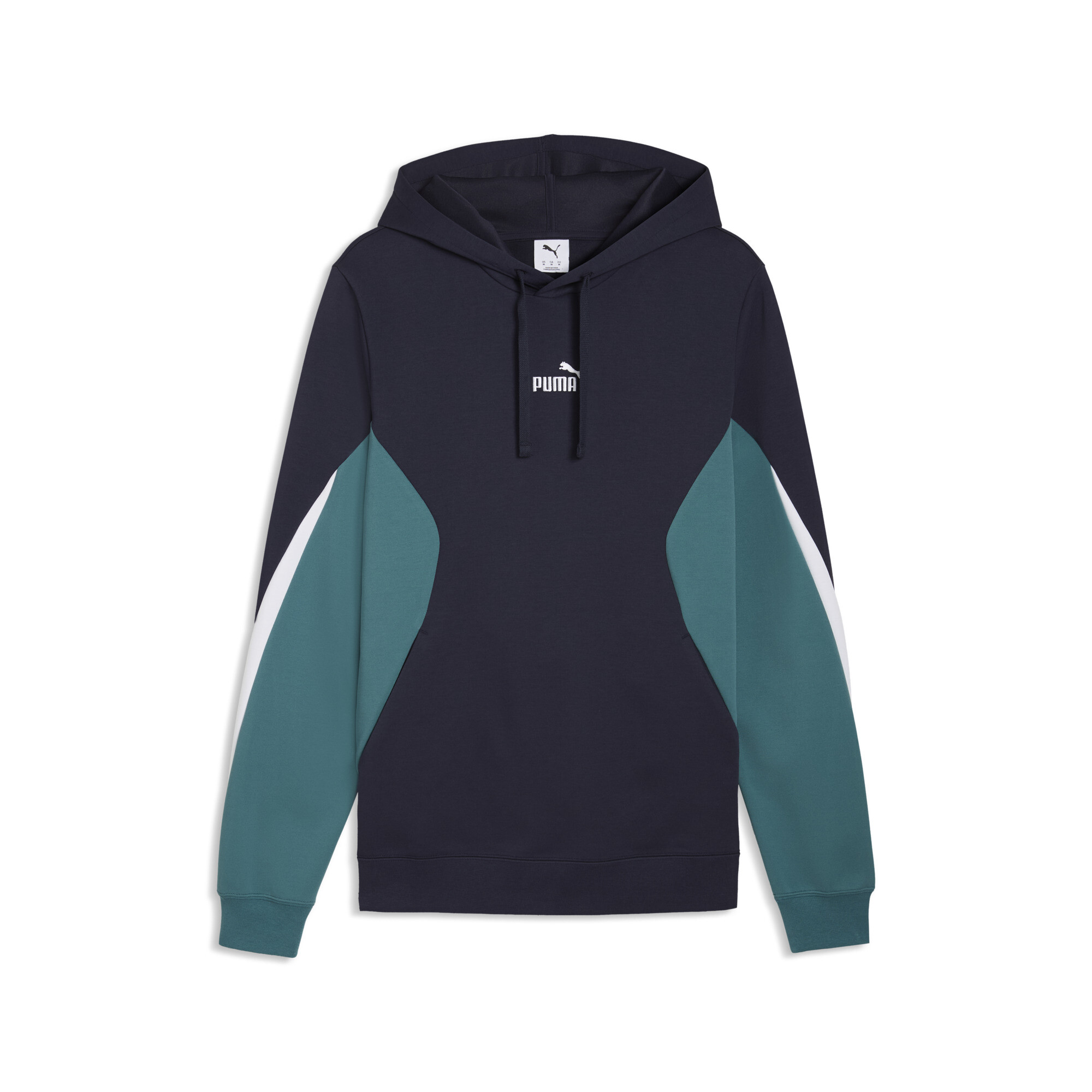 PUMA Essentials Colourblock hoodie voor Heren, Blauw, Maat S thumbnail 3