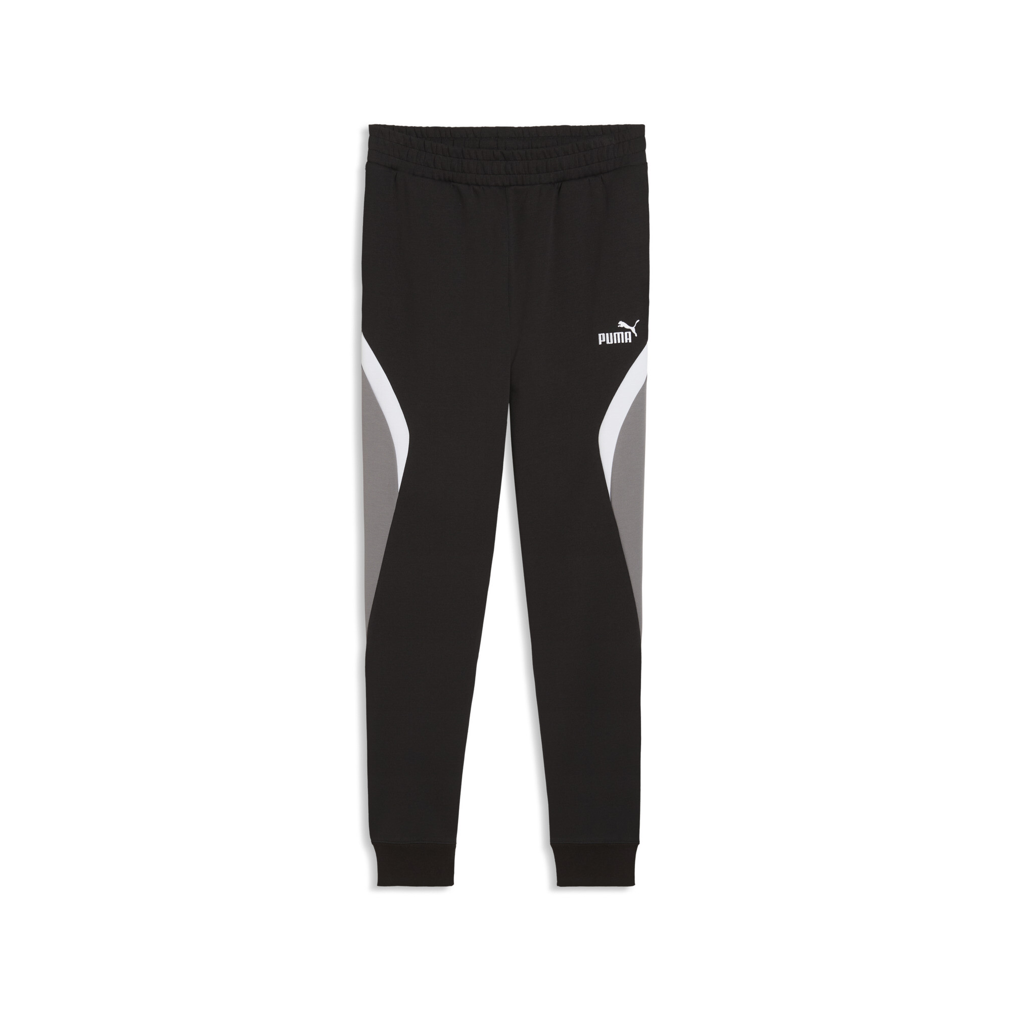 PUMA Essentials Colourblock sweatpants voor Heren, Zwart, Maat XS thumbnail 3