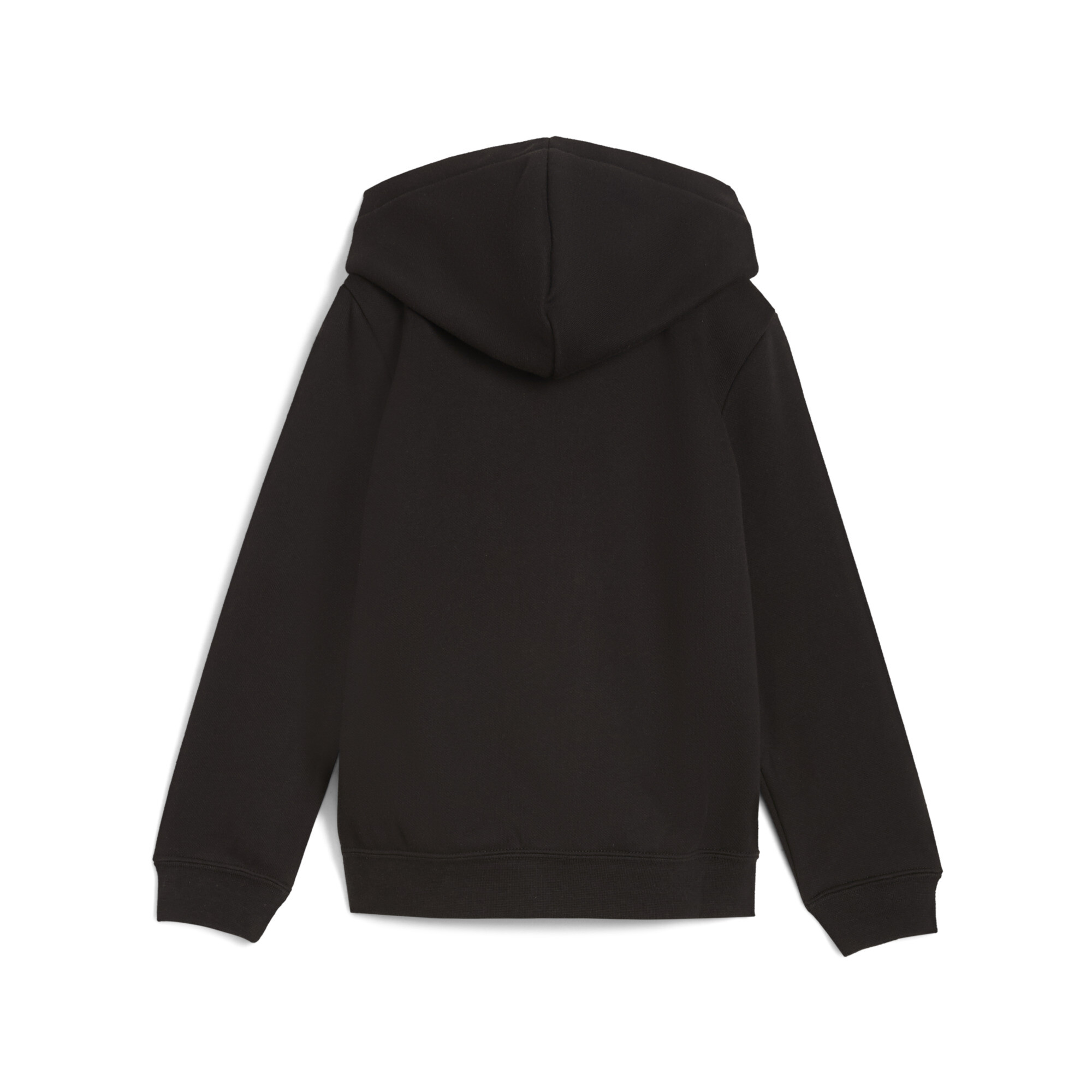 PUMA Essentials fleece hoodie met volledige rits voor Heren, Zwart, Maat 5-6Y thumbnail 2