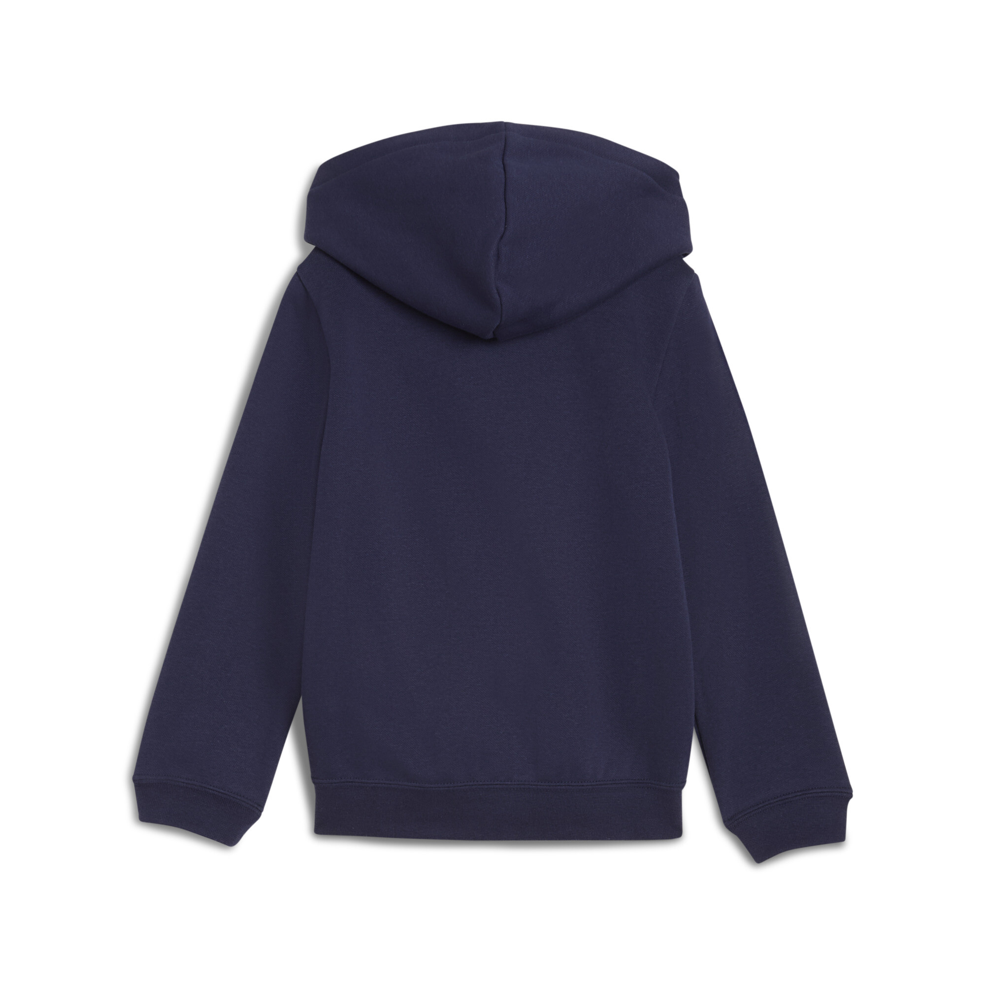 PUMA Essentials fleece hoodie met volledige rits voor Heren, Blauw, Maat 6-7Y thumbnail 2