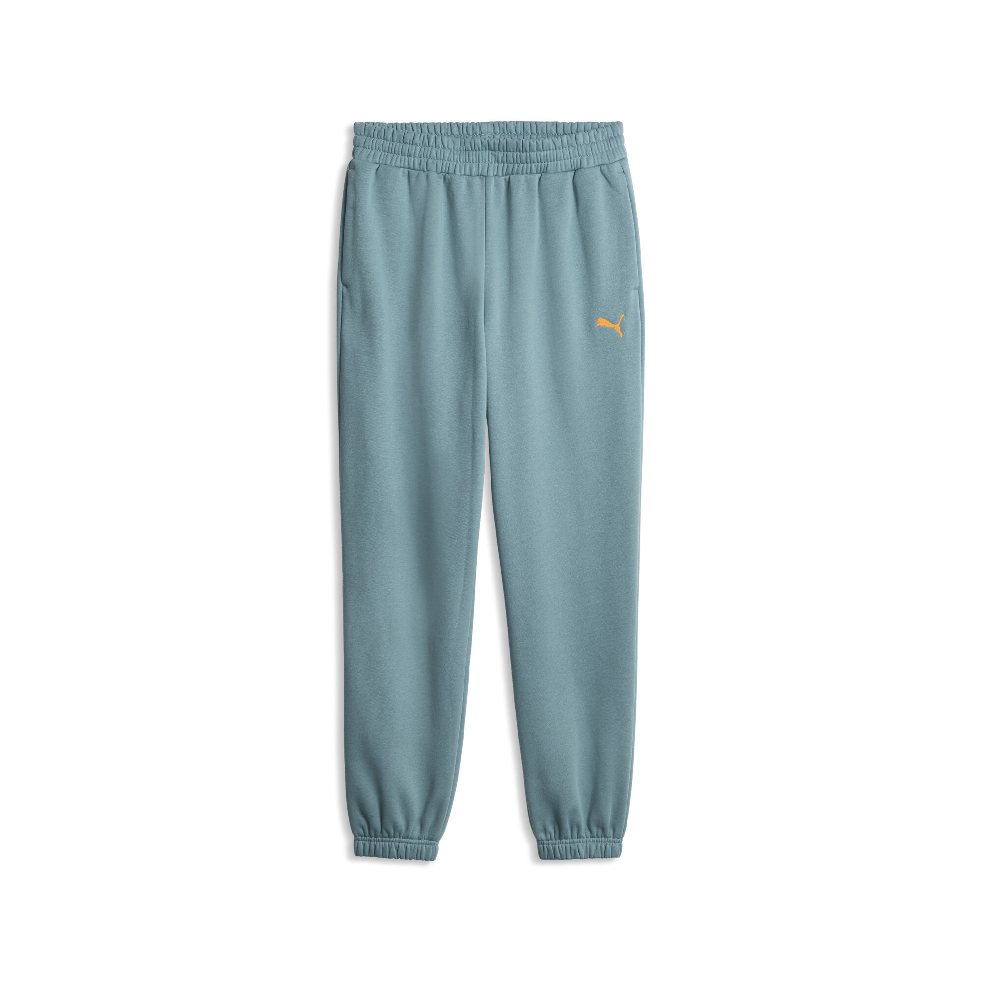 PUMA Essentials Fleece Sweatpants in Blue, Size XL