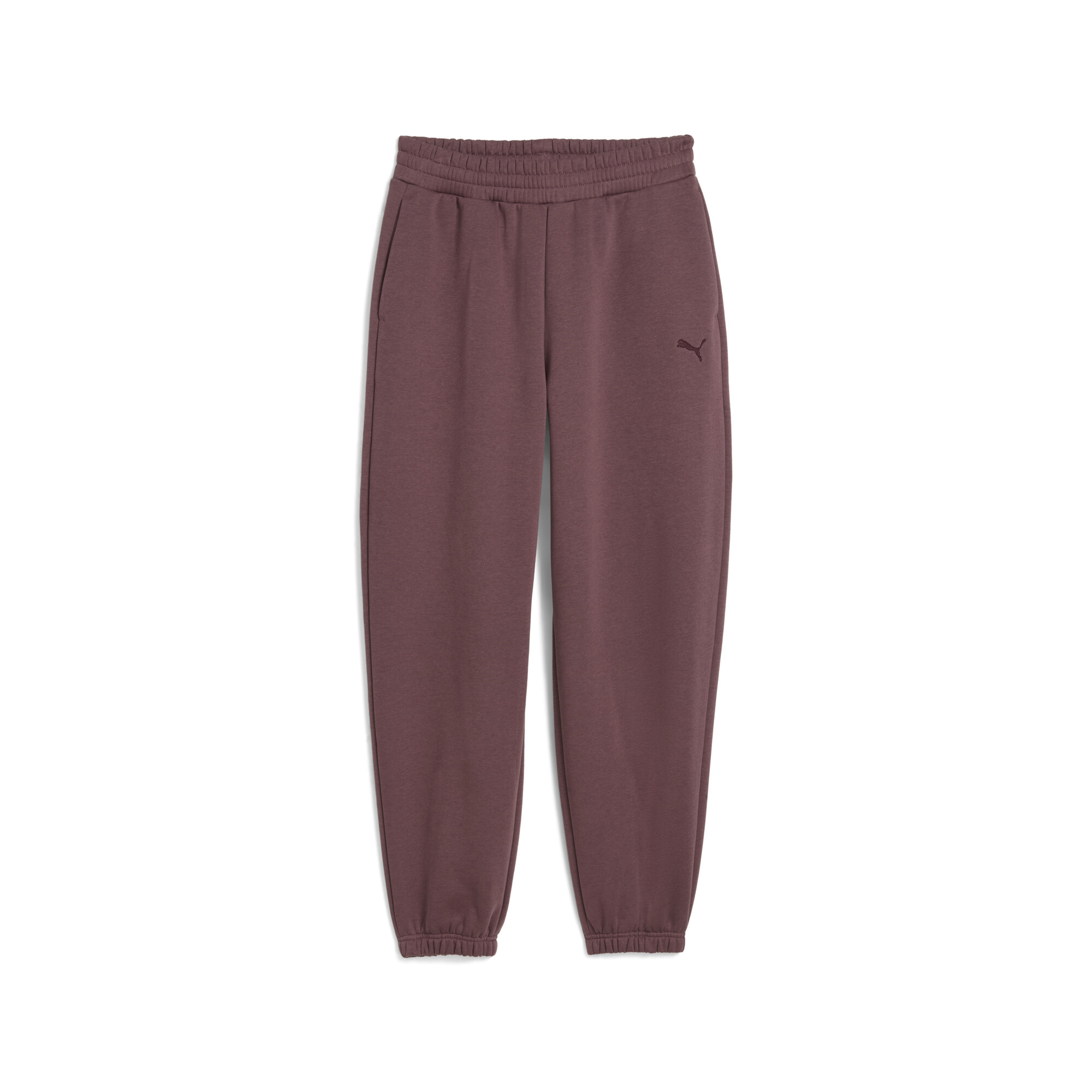 PUMA Essentials Women's Fleece Sweatpants in Purple, Size S