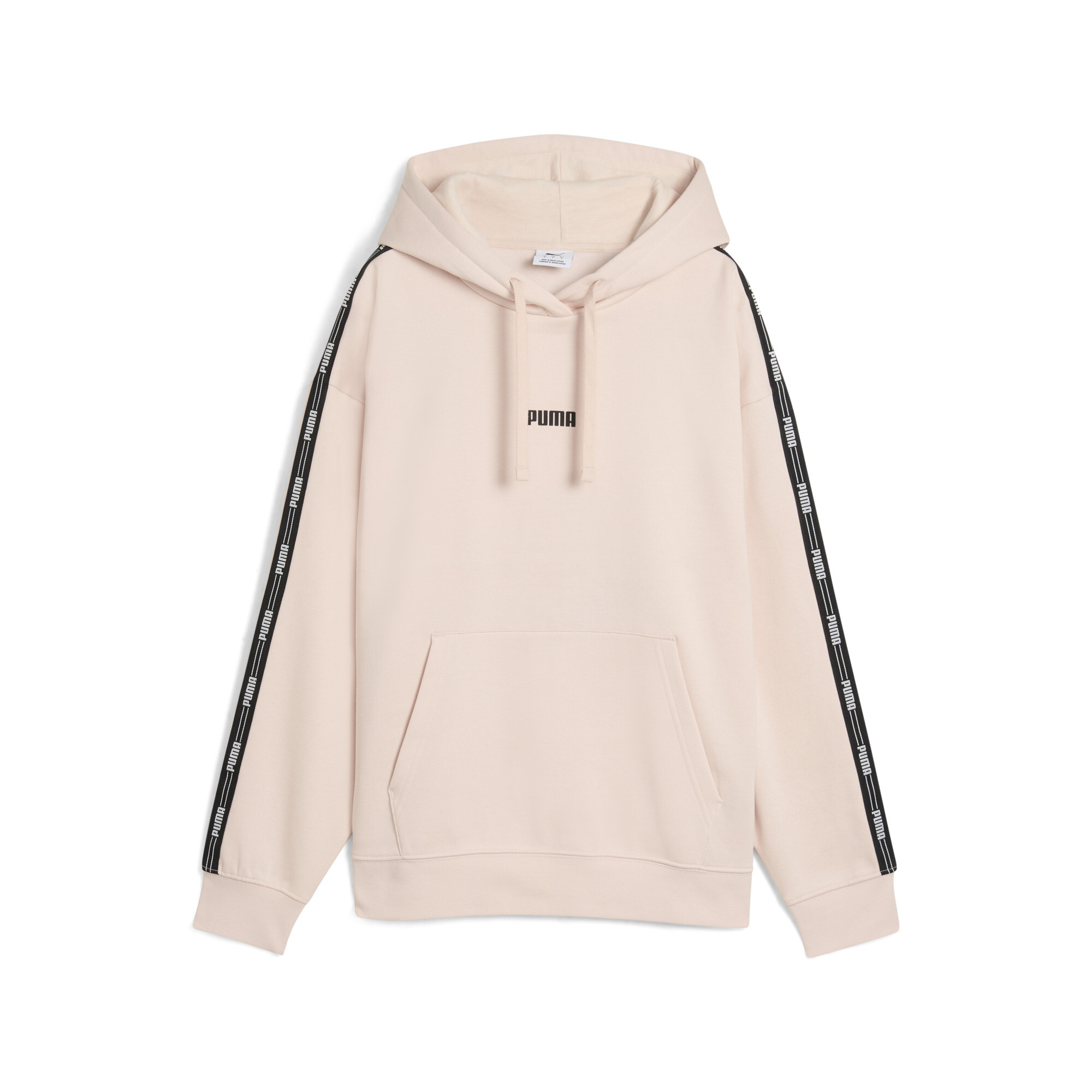 PUMA Tape Fleece Hoodie Vrouwen voor Dames, Roze, Maat XL