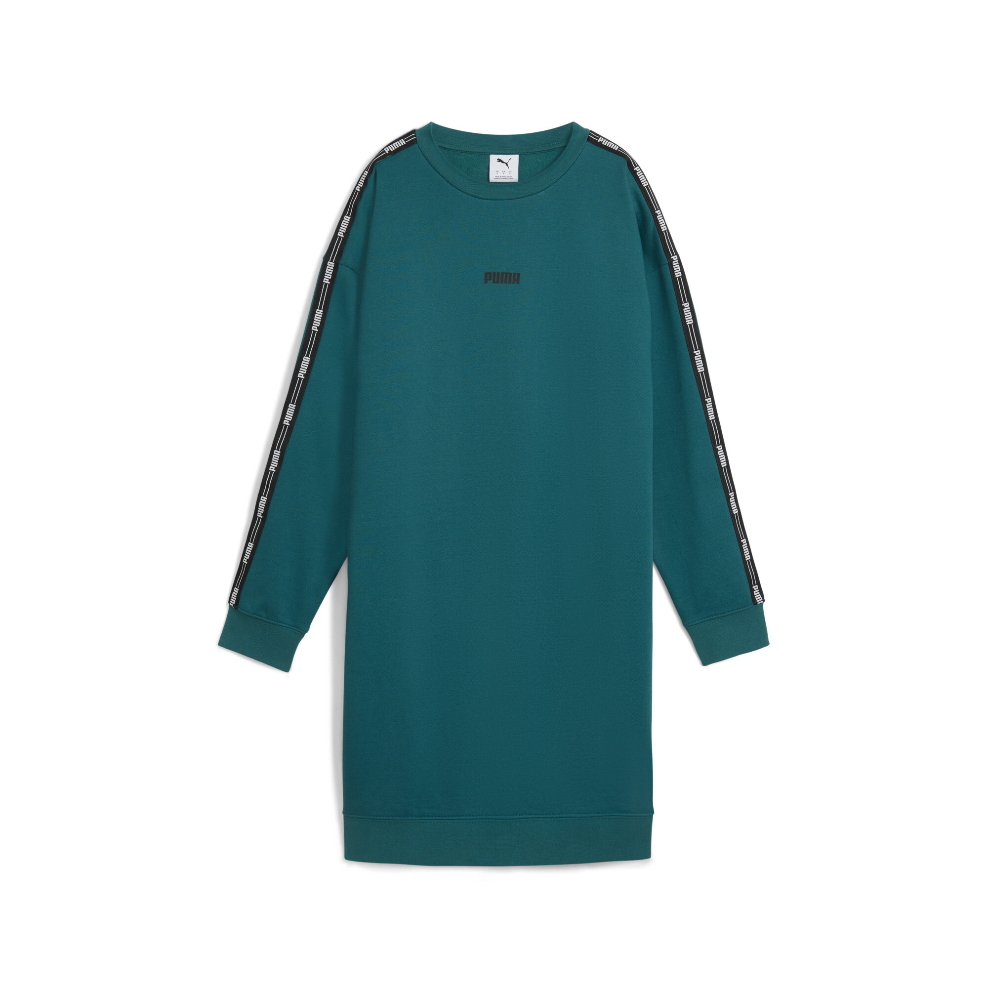 PUMA Tape Fleece Jurk Vrouwen voor Dames, Groen, Maat XXL