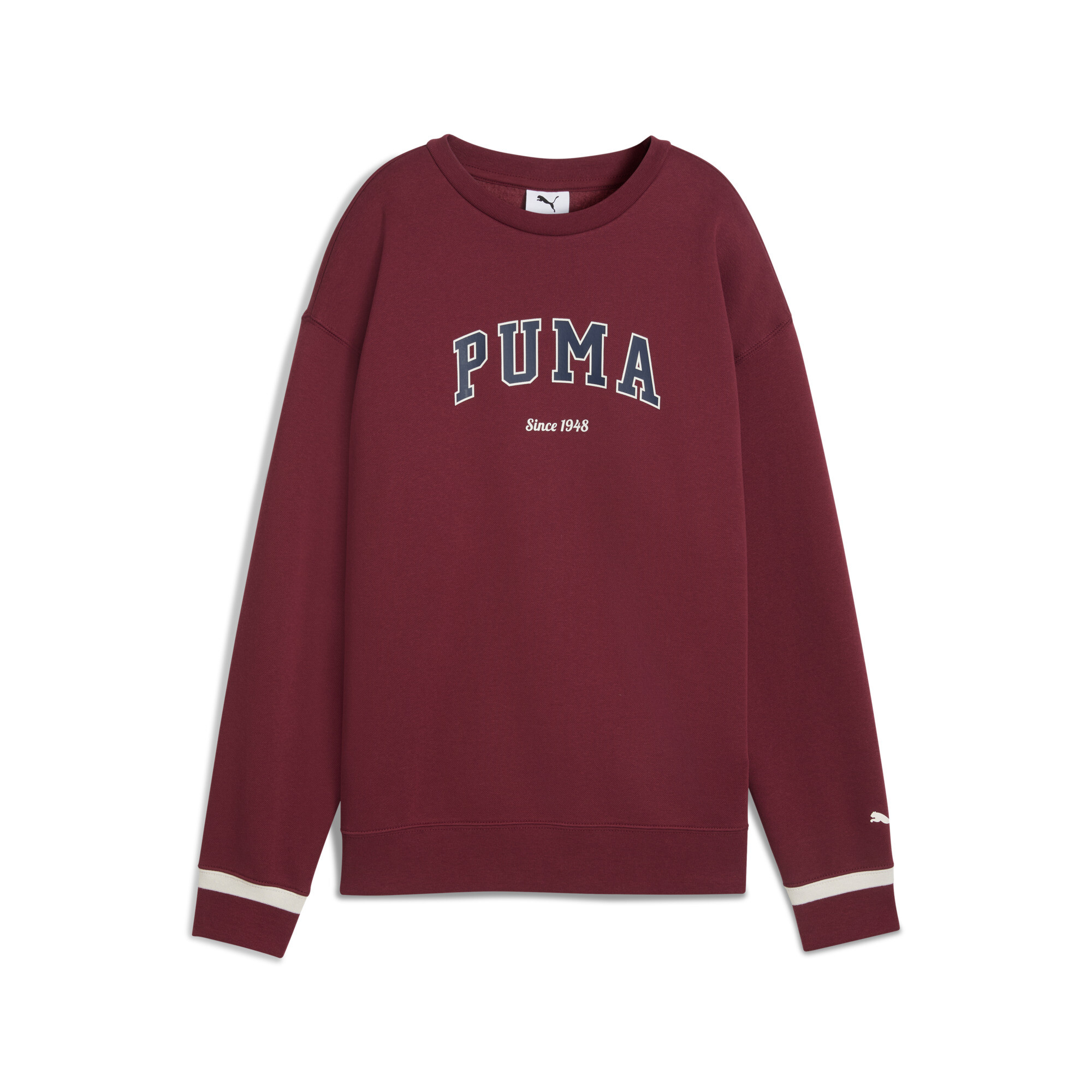PUMA Varsity Crew Hals Top Vrouwen voor Dames, Rood, Maat XXL