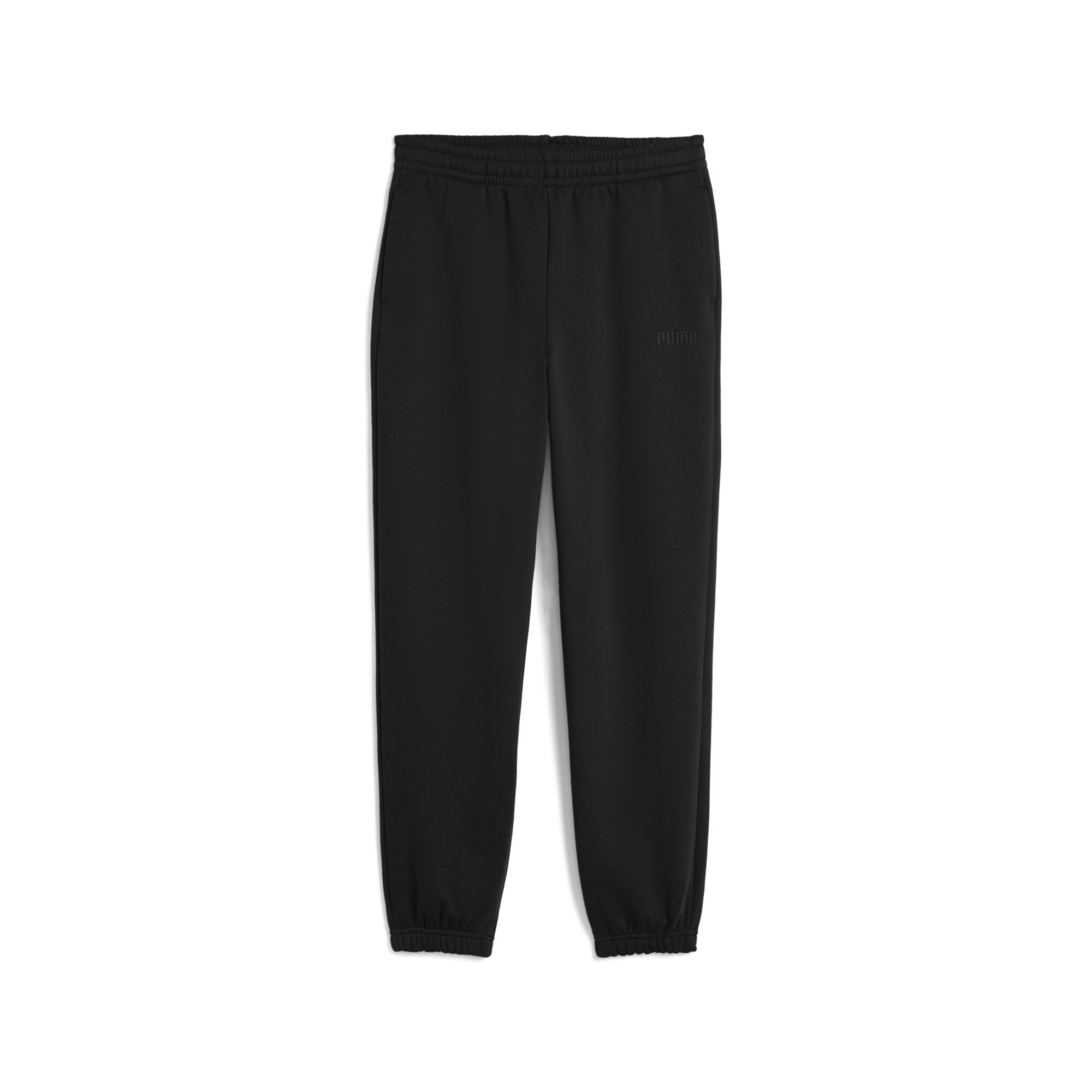 PUMA Essentials Elevated relaxte verwassen joggingbroek, Zwart, Maat 9-10Y
