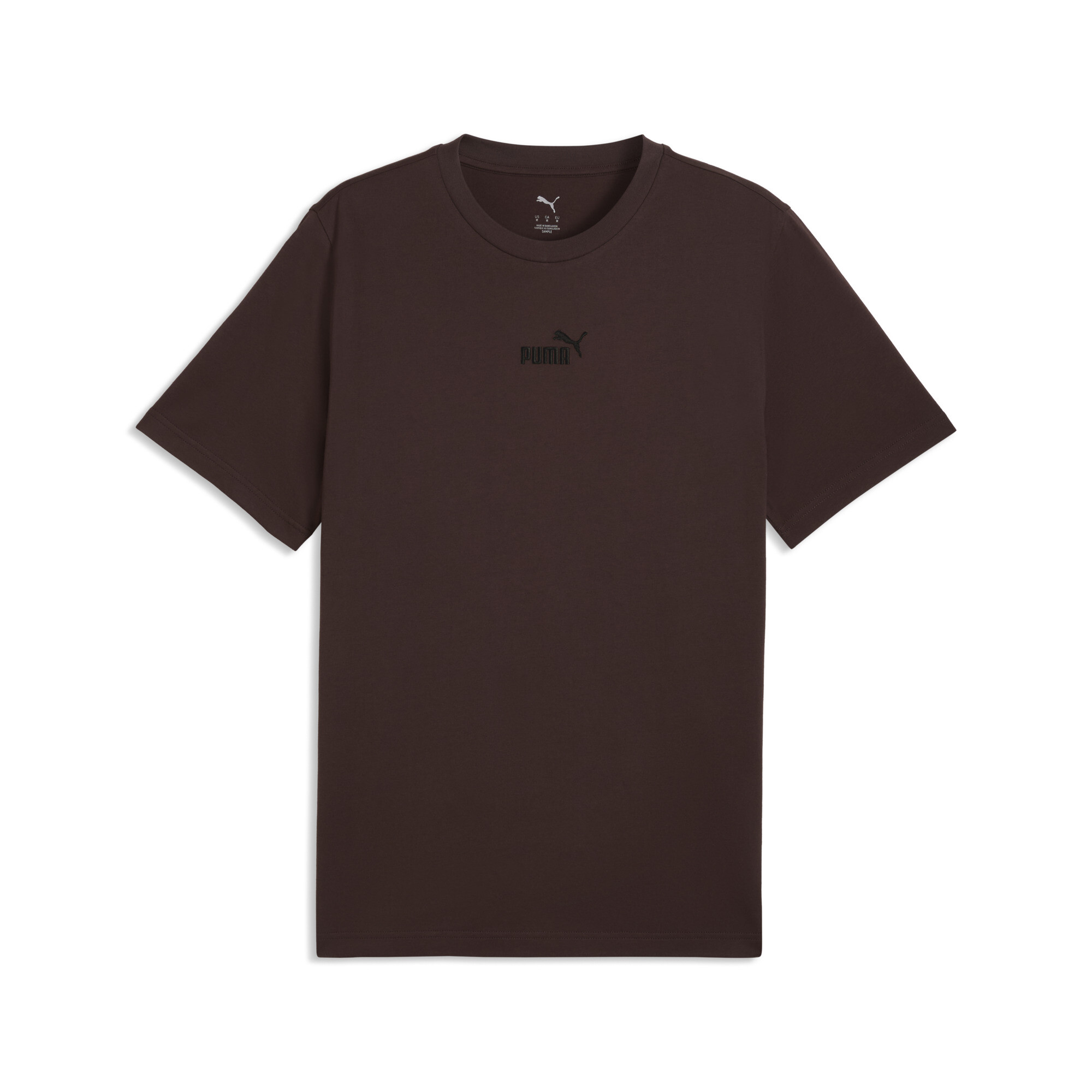 PUMA Essentials Small No. 1-logo T-shirt voor Heren, Bruin, Maat S thumbnail 3