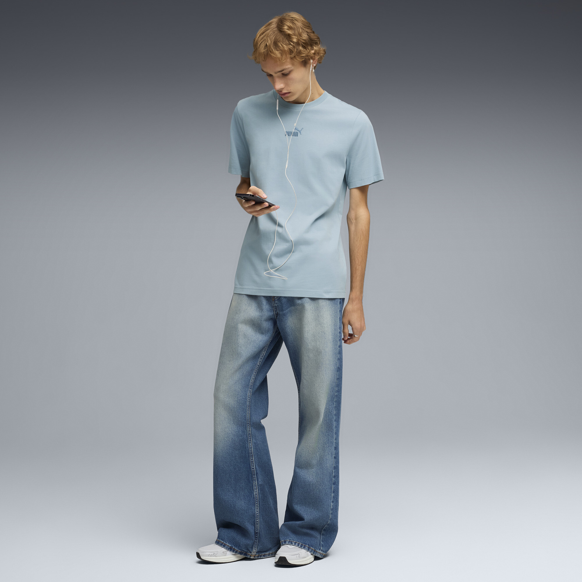 PUMA Essentials Small No. 1-logo T-shirt voor Heren, Maat M thumbnail 4