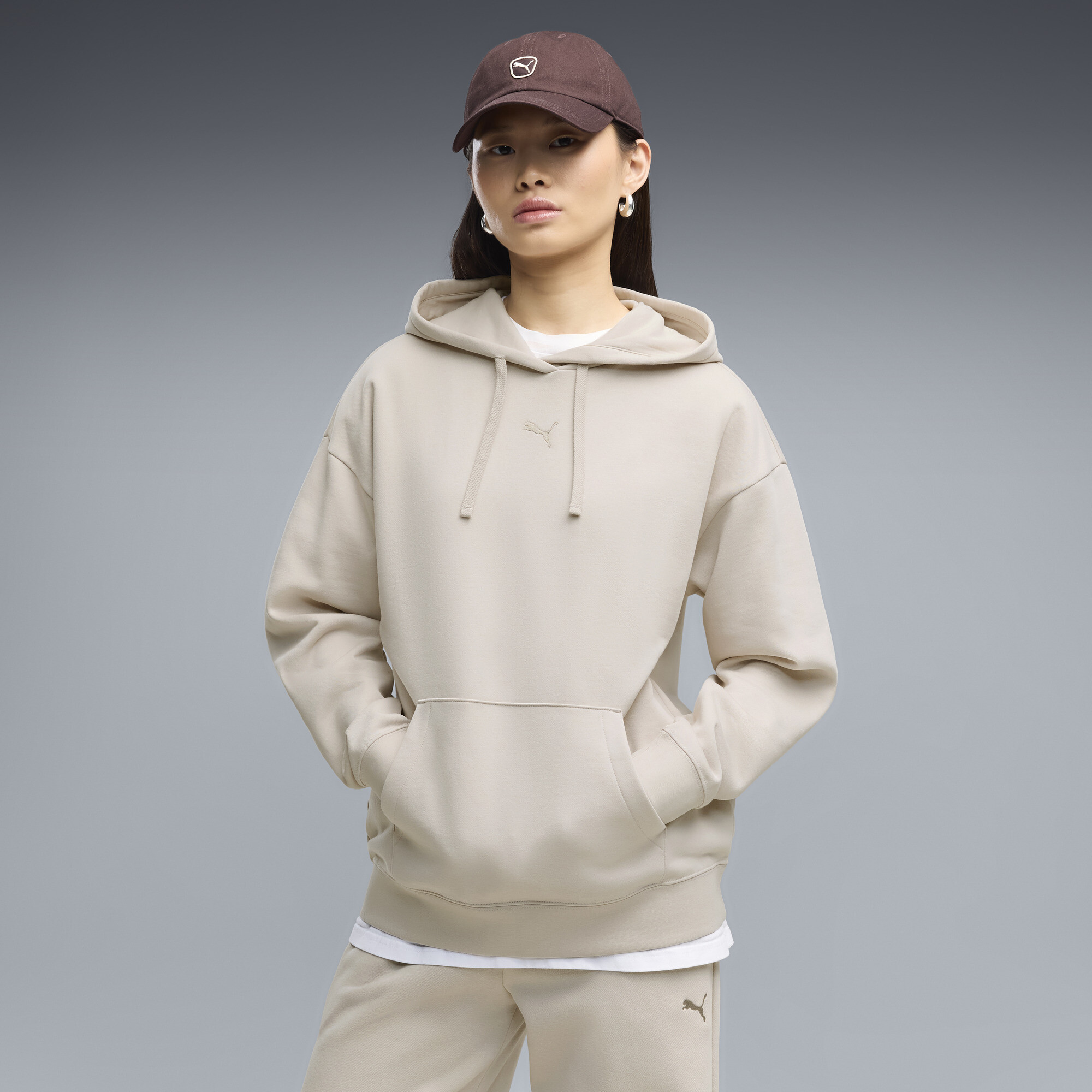 PUMA Hoodie en molleton décontracté Essentials Femme Vêtements - vue 7