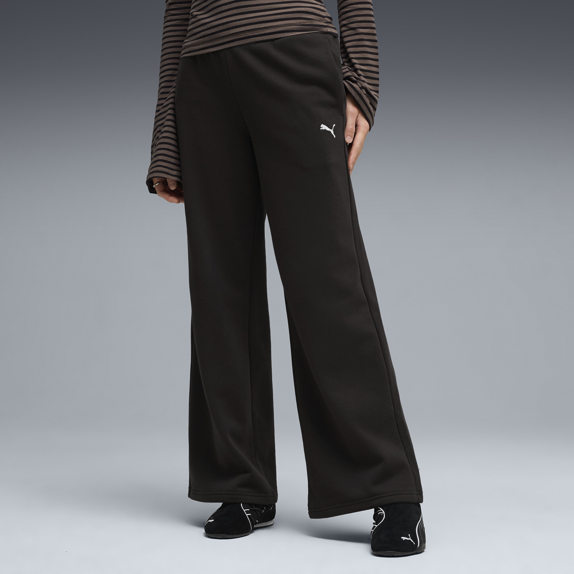 Vêtements Puma ESS Cat Comfort Wide Leg Pants FL op pour Femme - vue 2