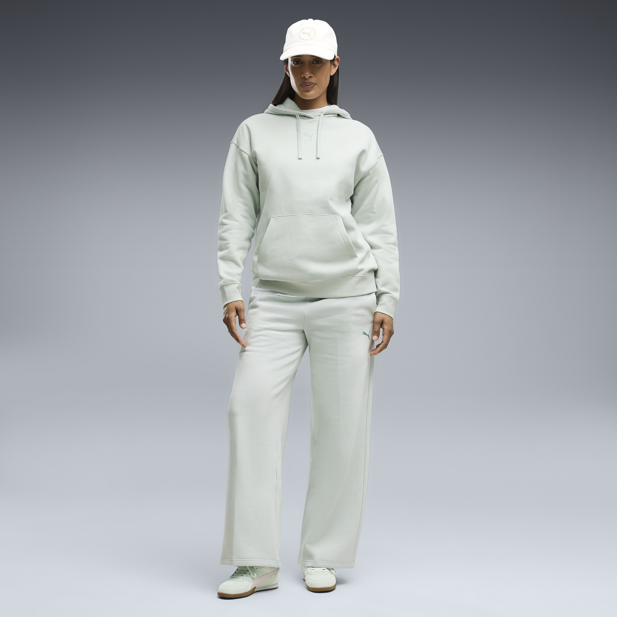 Vêtements Puma ESS Cat Comfort Wide Leg Pants FL op pour Femme - vue 3