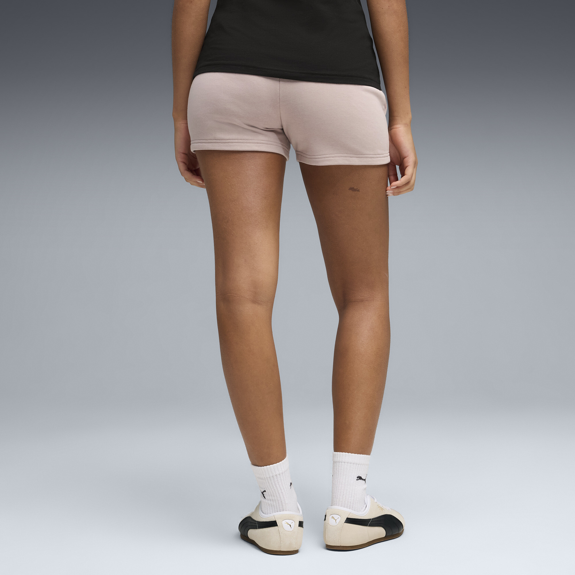 PUMA Essentials Cat-logo short voor Dames, Roze, Maat XS thumbnail 5