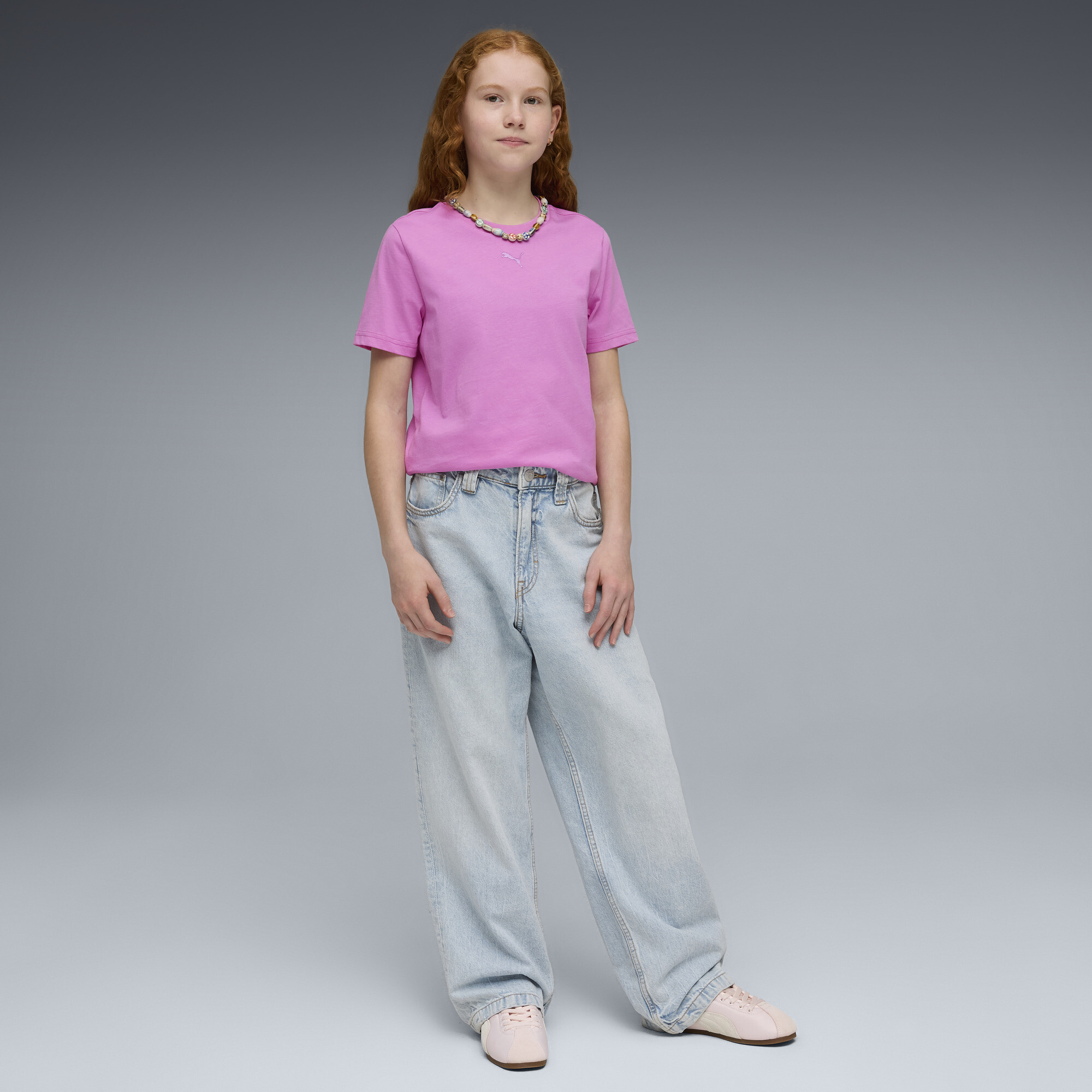 PUMA Essentials T-shirt voor Dames, Maat 13-14Y thumbnail 2