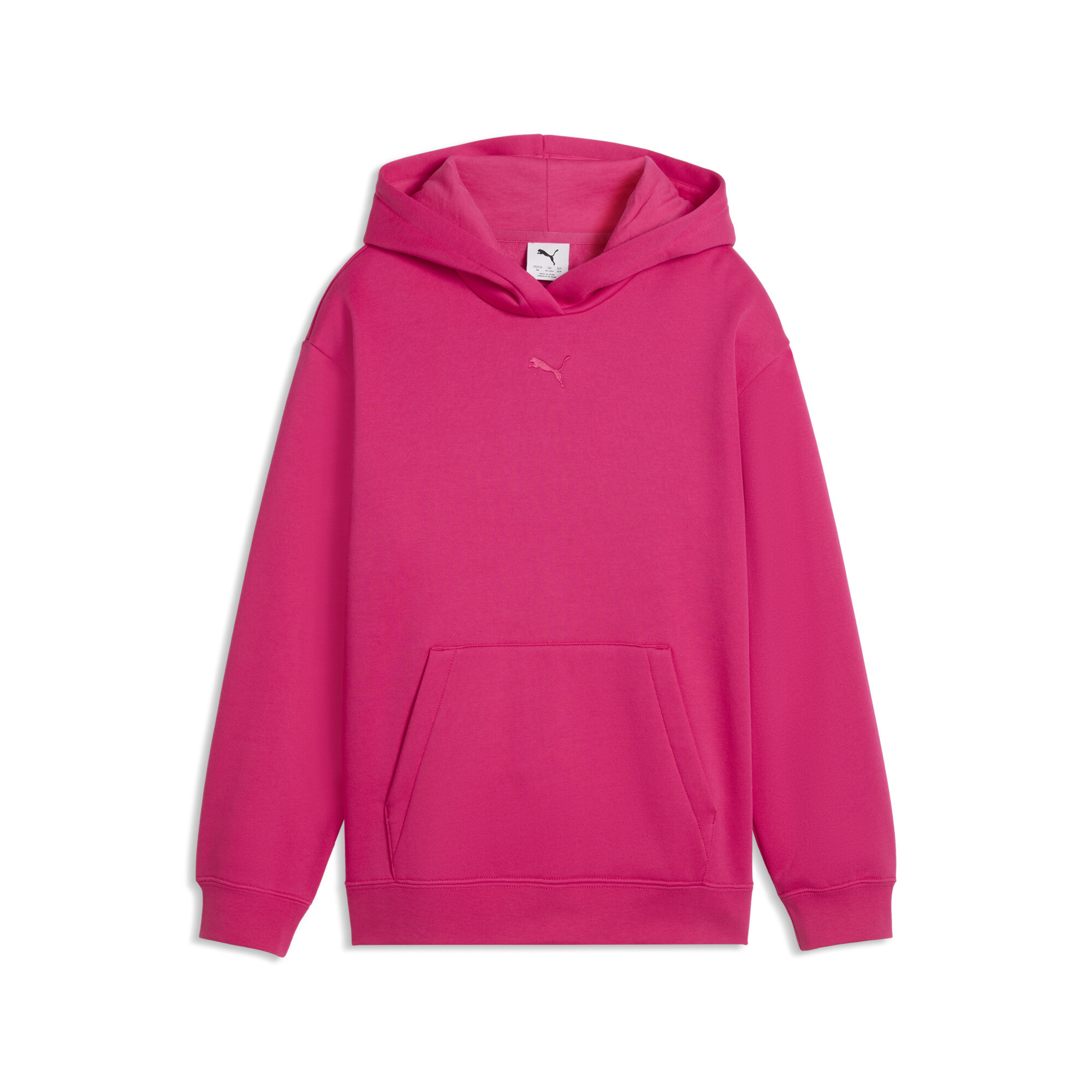 PUMA Essentials relaxte hoodie van fleece voor Dames, Roze, Maat 11-12Y