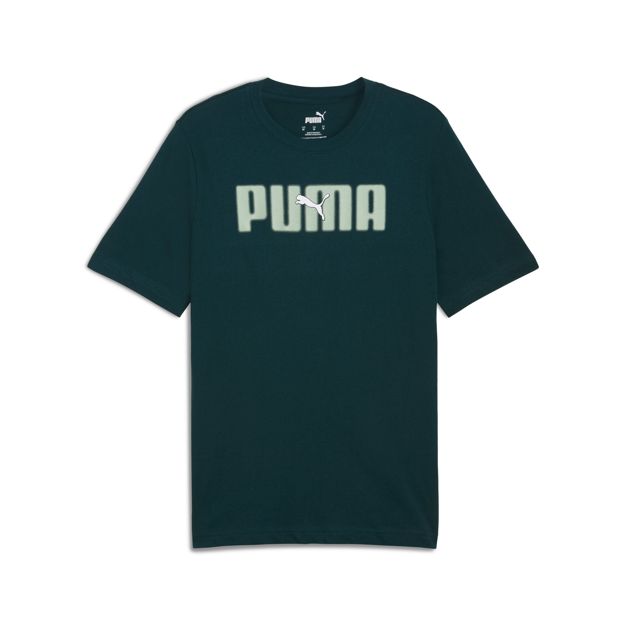 Puma Essentials Logo Lab T-shirt Us Men In Green