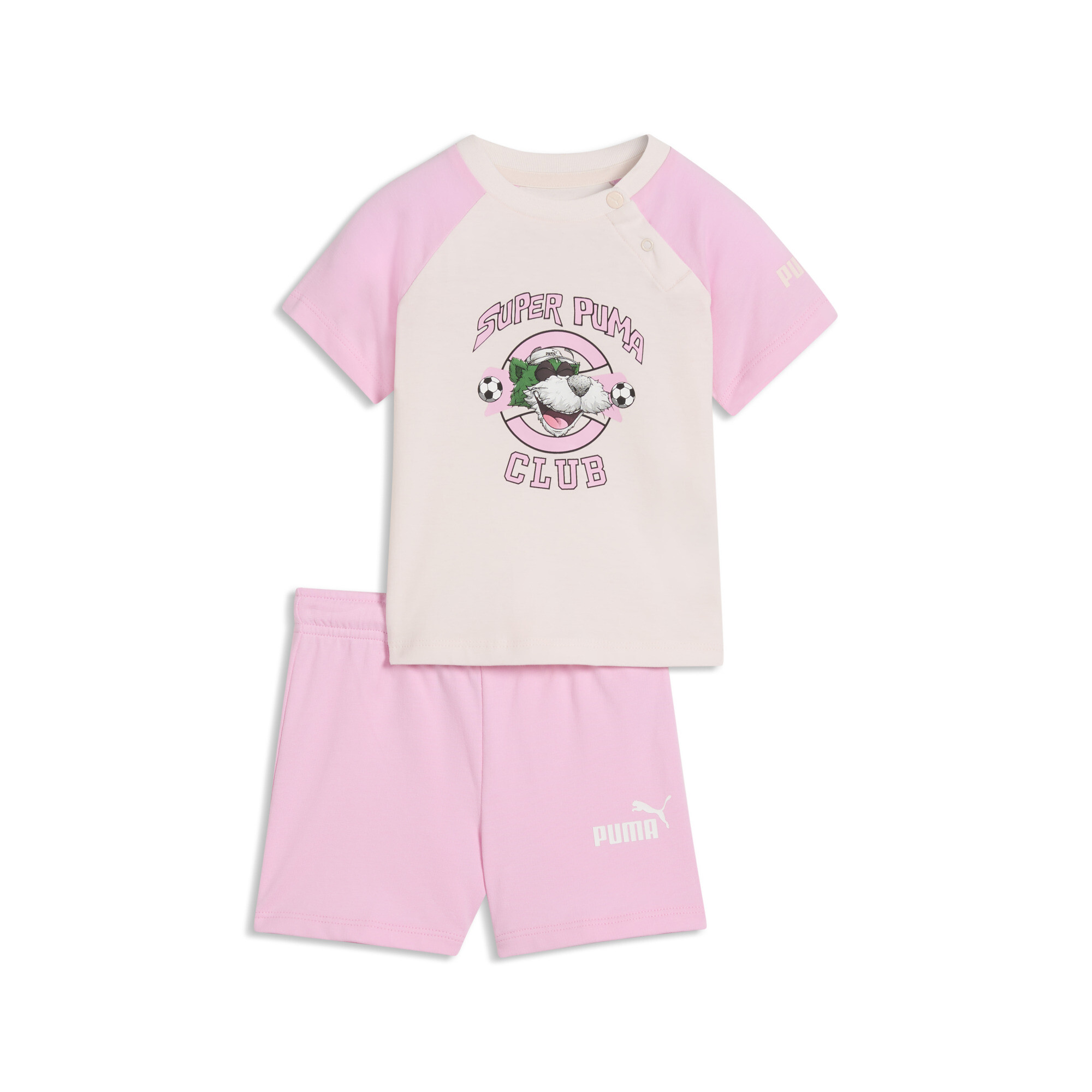 Ensemble Super PUMA assorti t-shirt et shorts pour enfants Rose Toddler 693289_21 24$