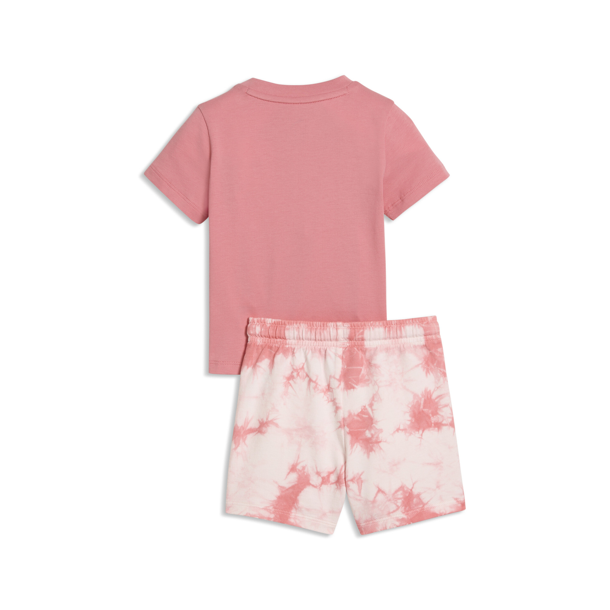 PUMA Essentials tied-dye-set met T-shirt en short, Roze, Maat 1-2Y thumbnail 2