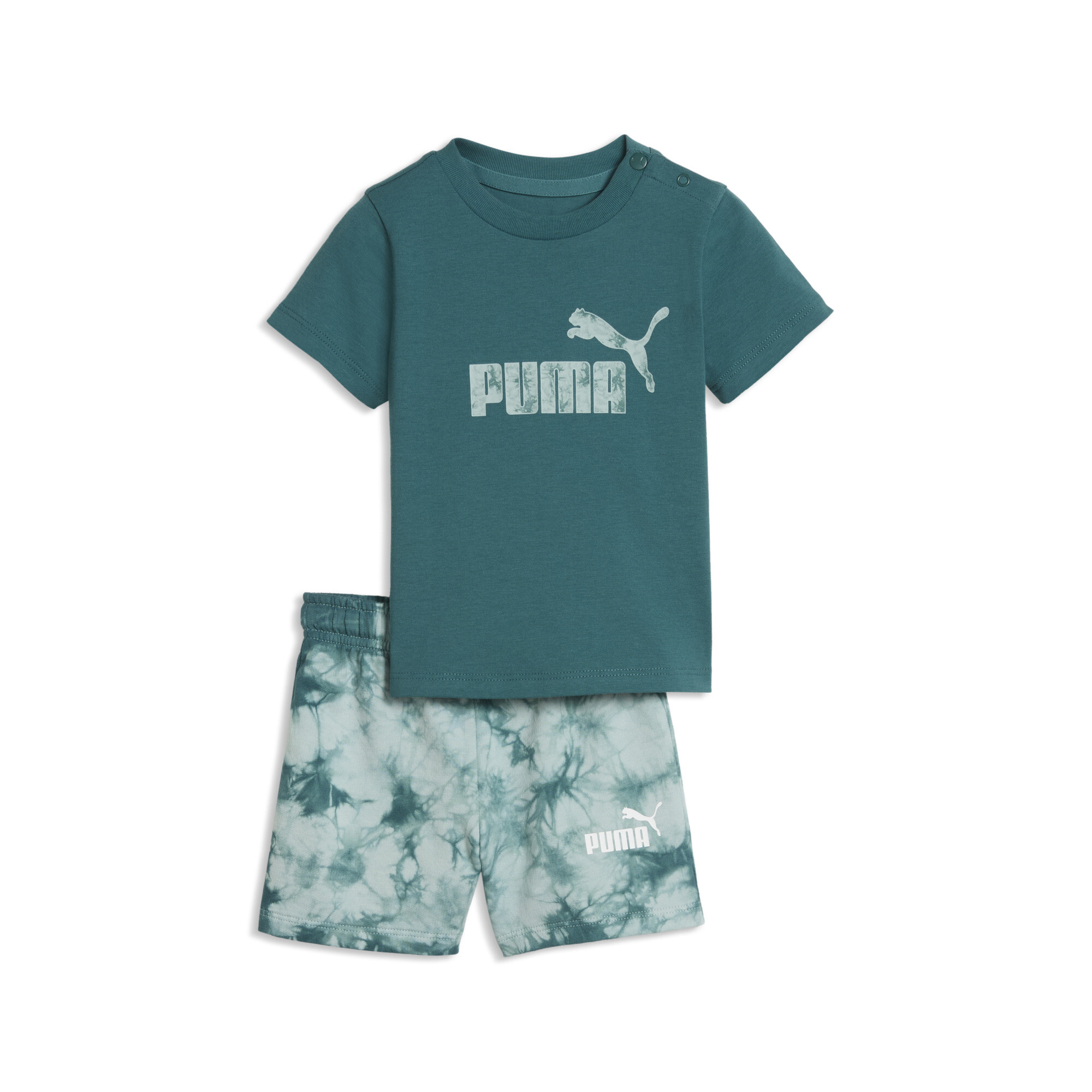 PUMA Essentials tied-dye-set met T-shirt en short, Maat 3-4Y