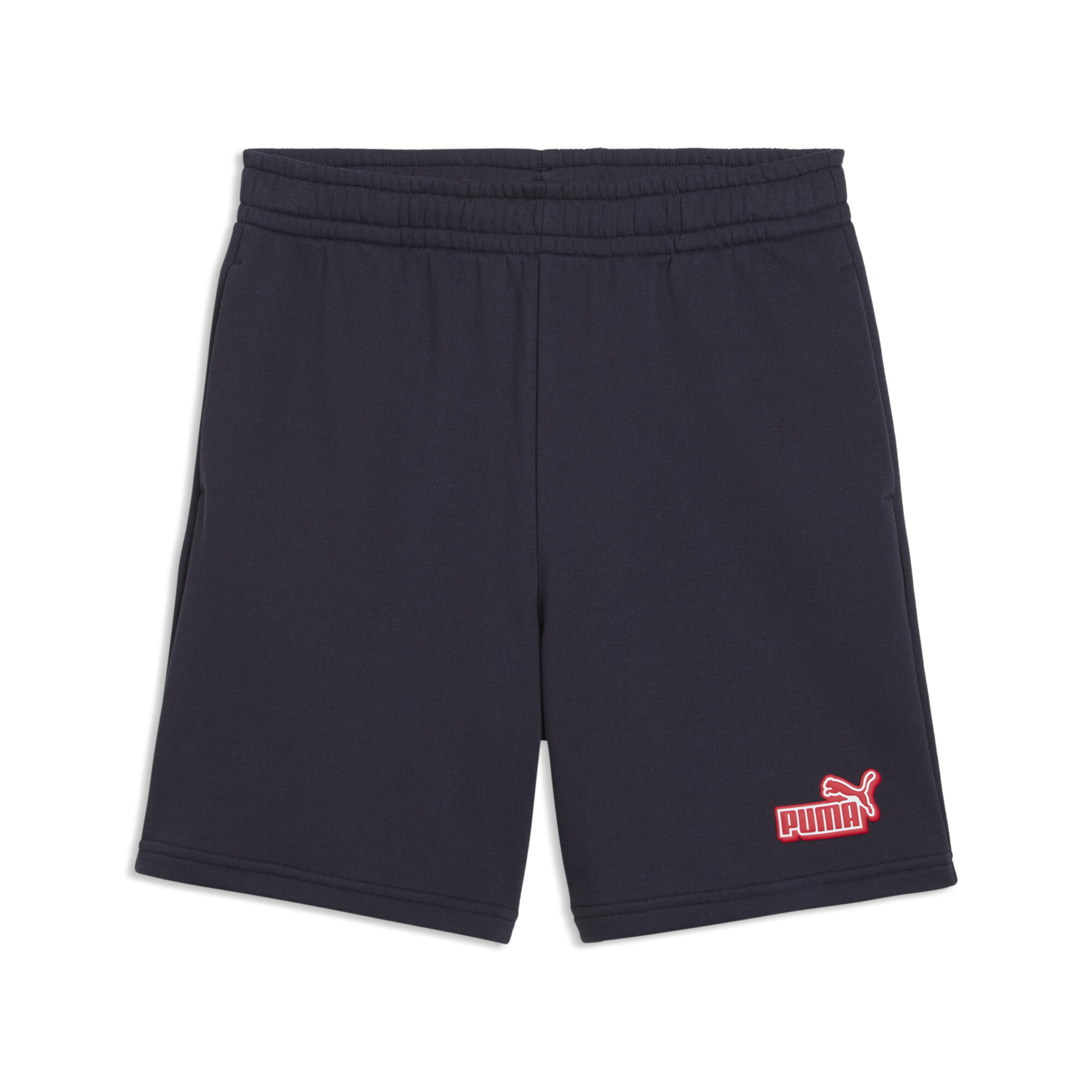 PUMA Essentials Logo Lab relaxed short voor Heren, Blauw, Maat 9-10Y