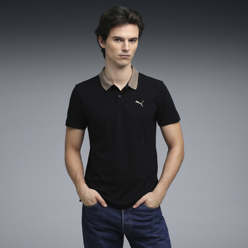 

Men's PUMA Essential Elevated Slim Fit Polo Tee