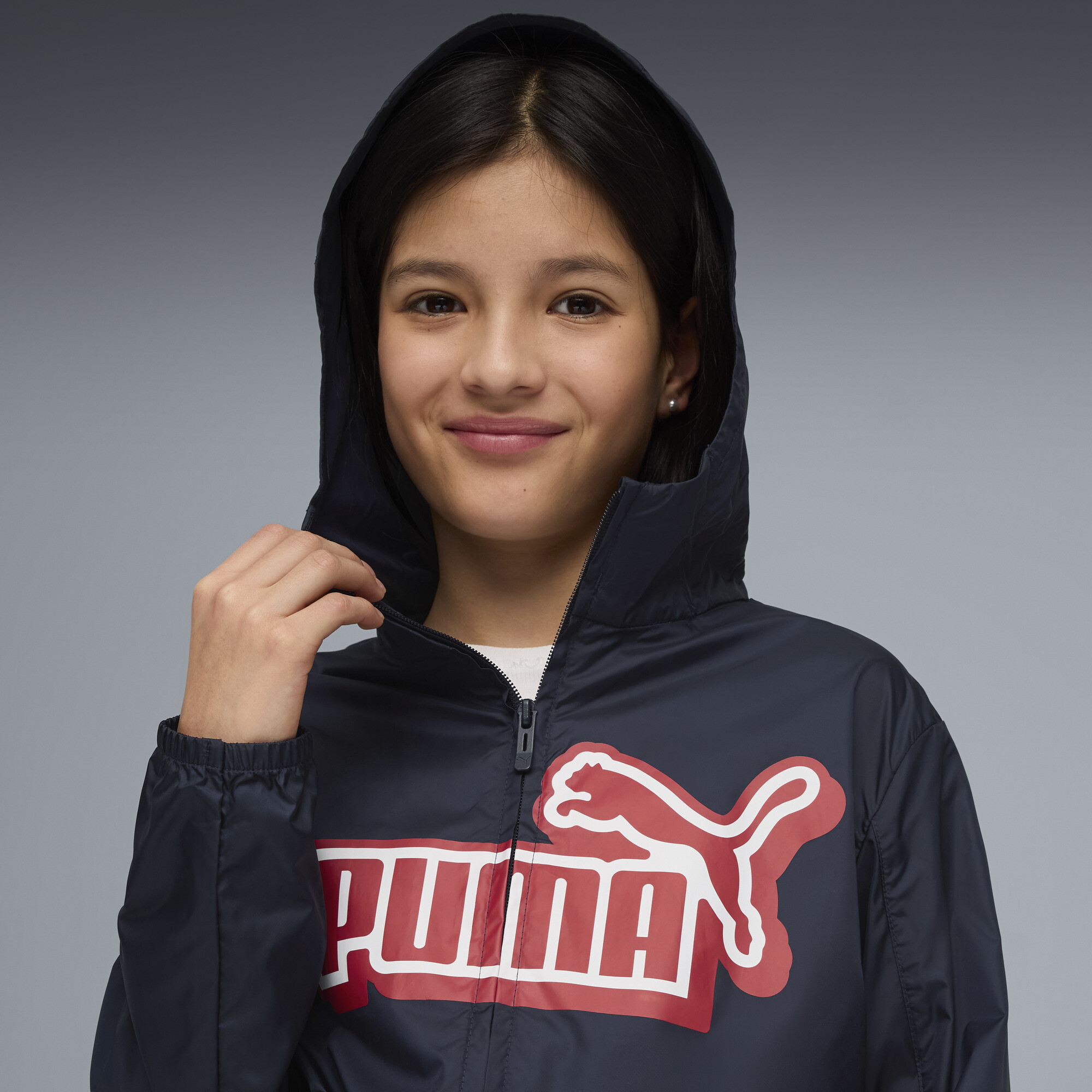 PUMA Essentials Graphics windjack, Blauw, Maat 5-6Y thumbnail 6