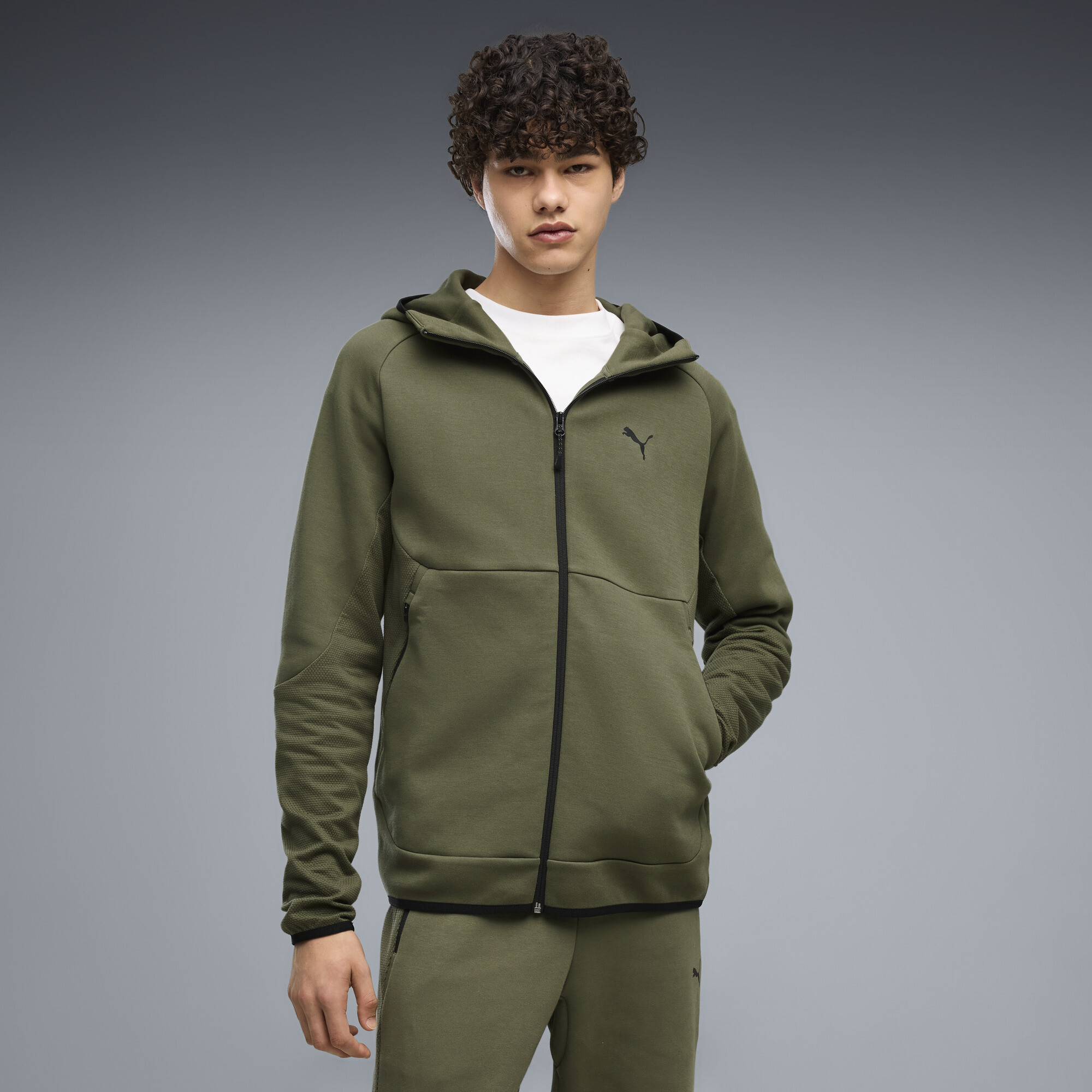 Sweat shirt Puma PUMATECH Slim Elevat EU - vue 6