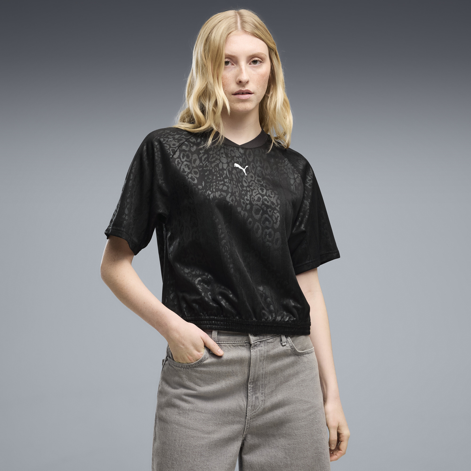 PUMA Sport Relaxed Animal Printed Tee Women