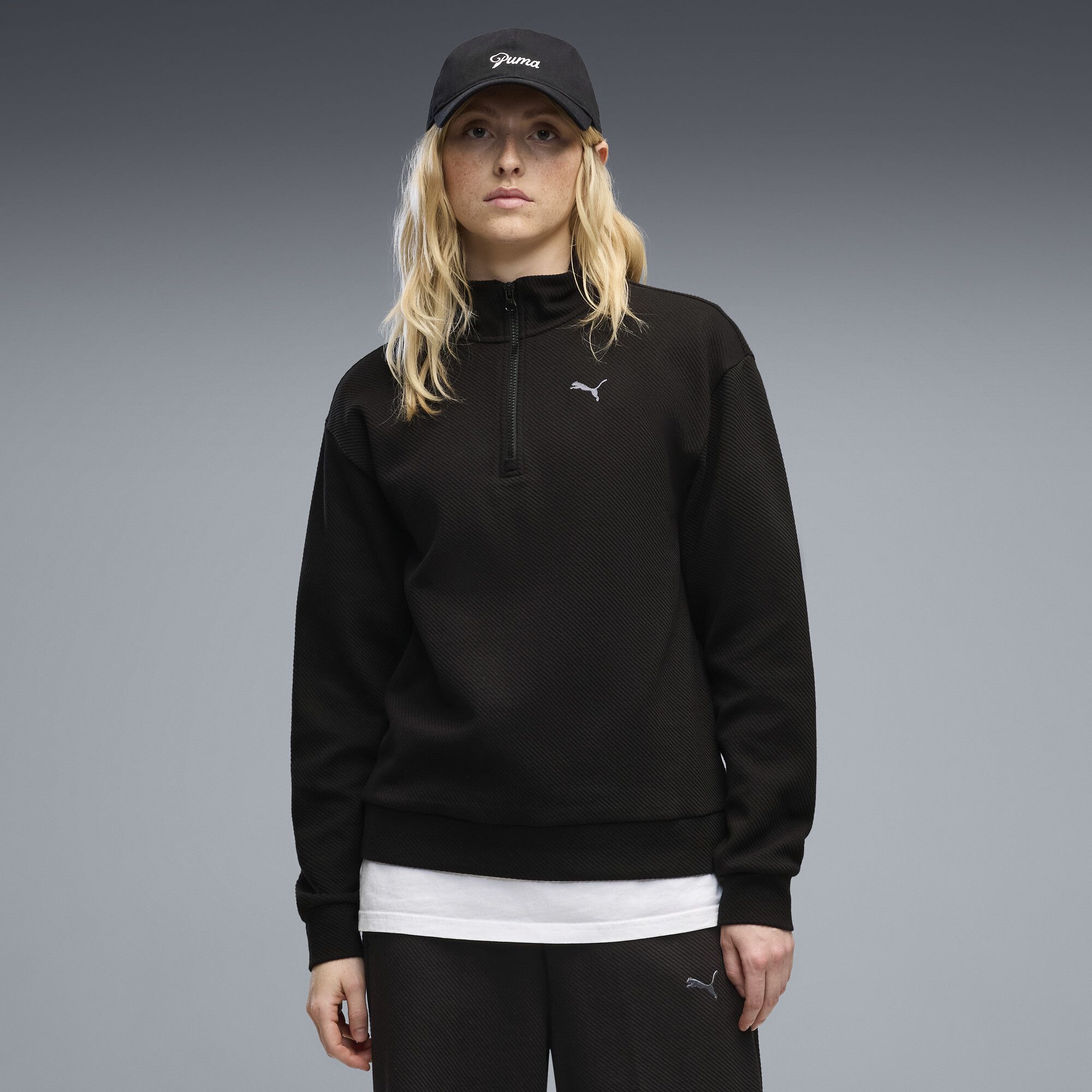 PUMA Sweat à 12 zip Essentials Elevated Femme Vêtements - vue 3