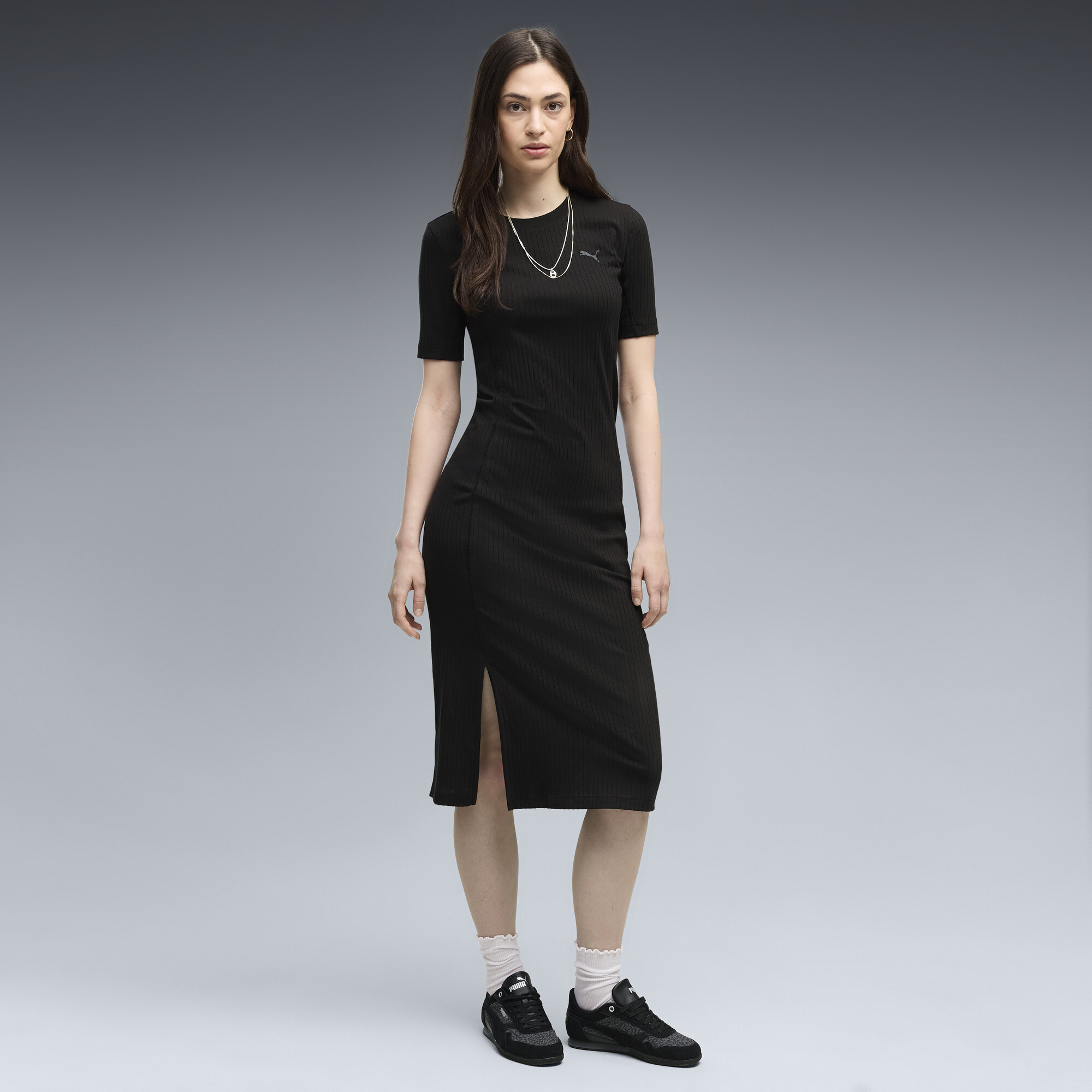 PUMA Robe slim ctele HER Femme Vtements Noir XL 45 €